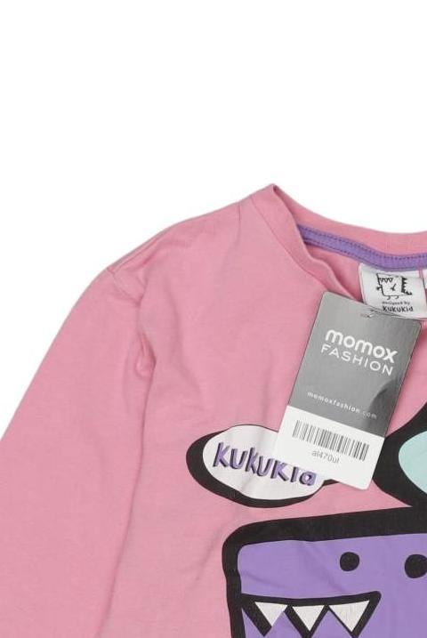 Thumbnail - Kukukid Mädchen Langarmshirt, pink, Gr. 98