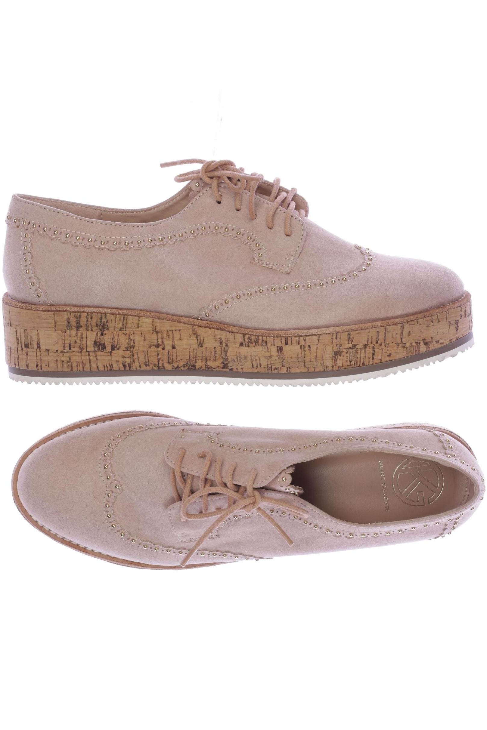 

Kurt Geiger Damen Halbschuh, beige, Gr. 40