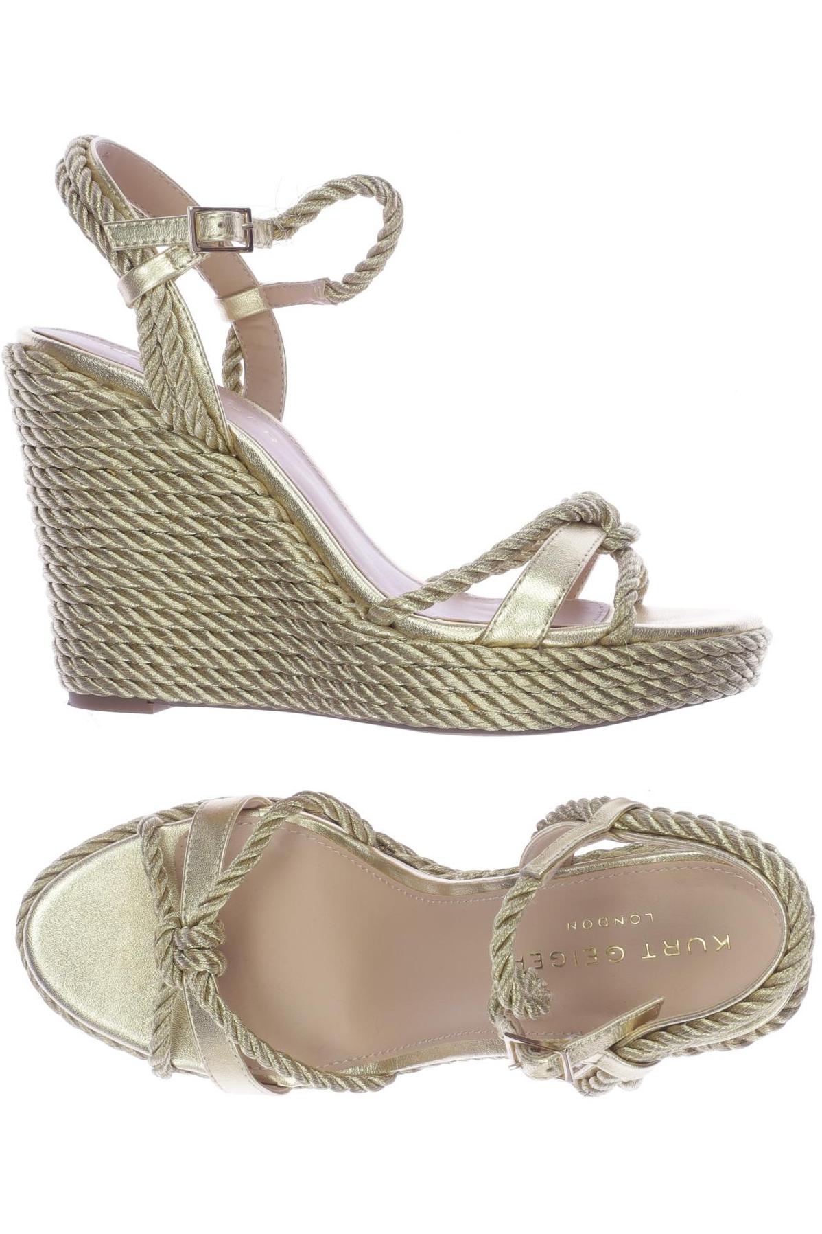 

Kurt Geiger Damen Sandale, gold, Gr. 38