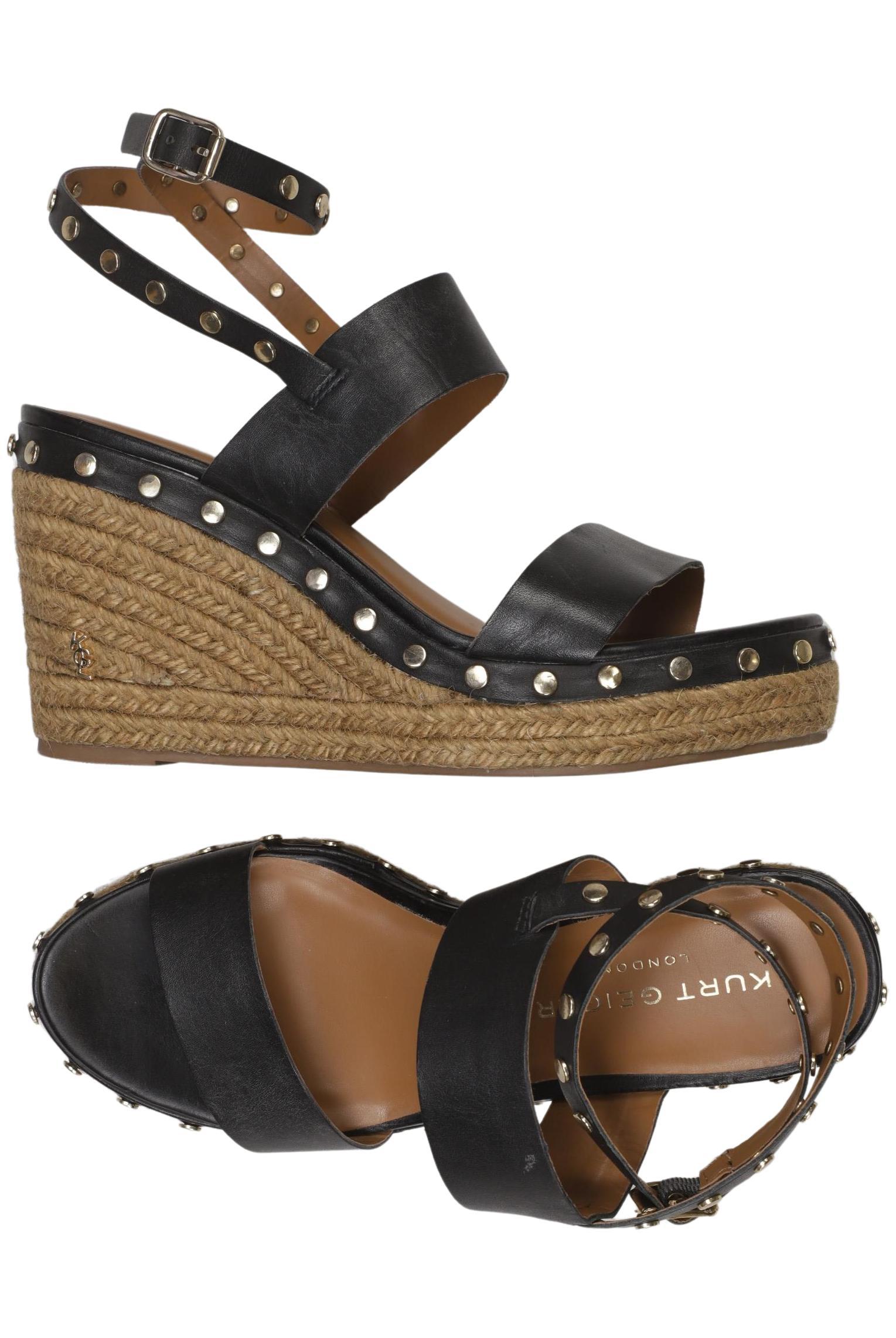 

Kurt Geiger Damen Sandale, schwarz, Gr. 38