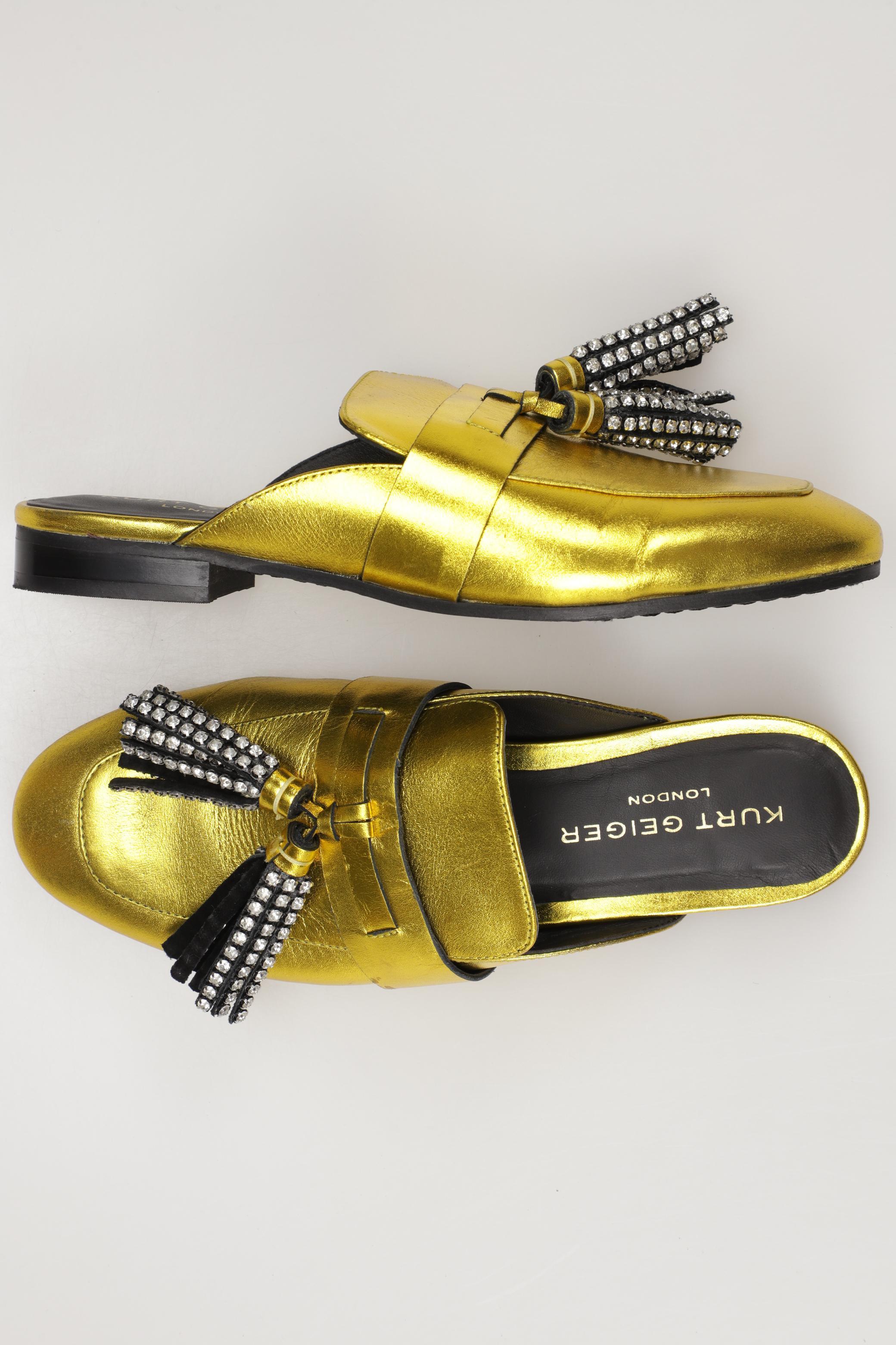 

Kurt Geiger Damen Sandale, gold, Gr. 38