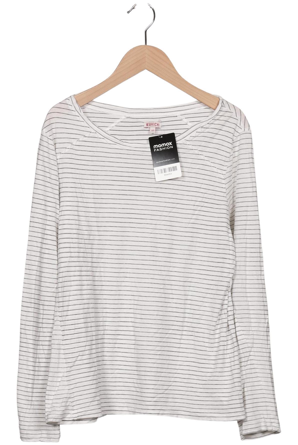 

Kuyichi Damen Langarmshirt, weiß, Gr. 34