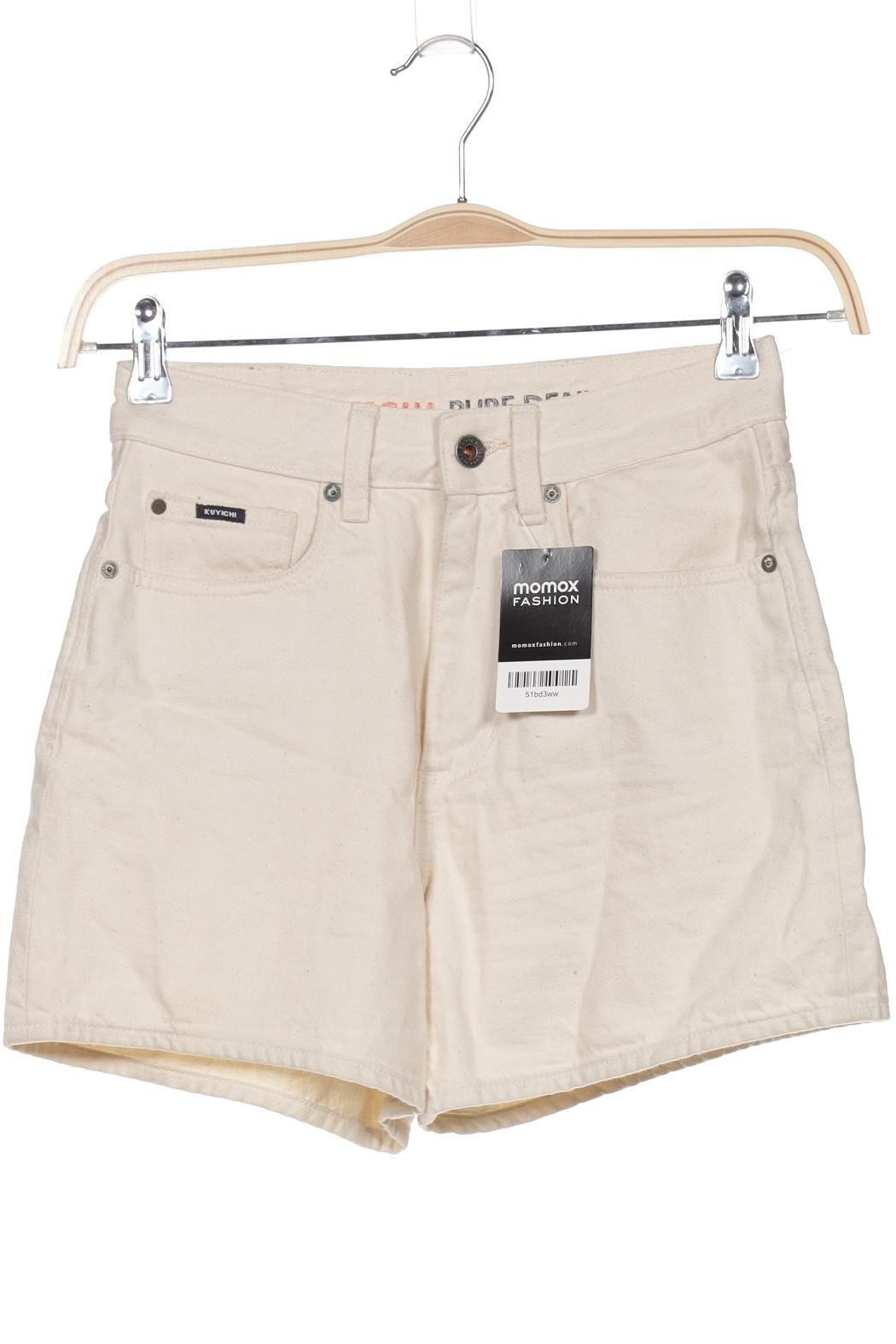 

Kuyichi Damen Shorts, cremeweiß, Gr. 26