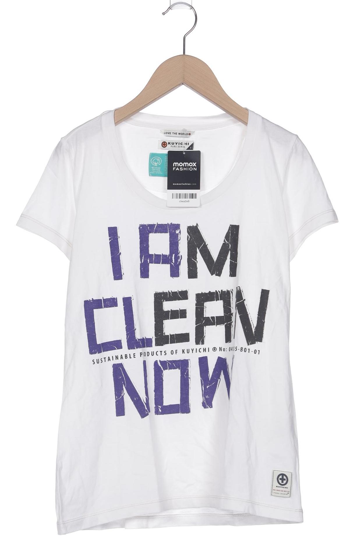 

Kuyichi Damen T-Shirt, weiß, Gr. 36