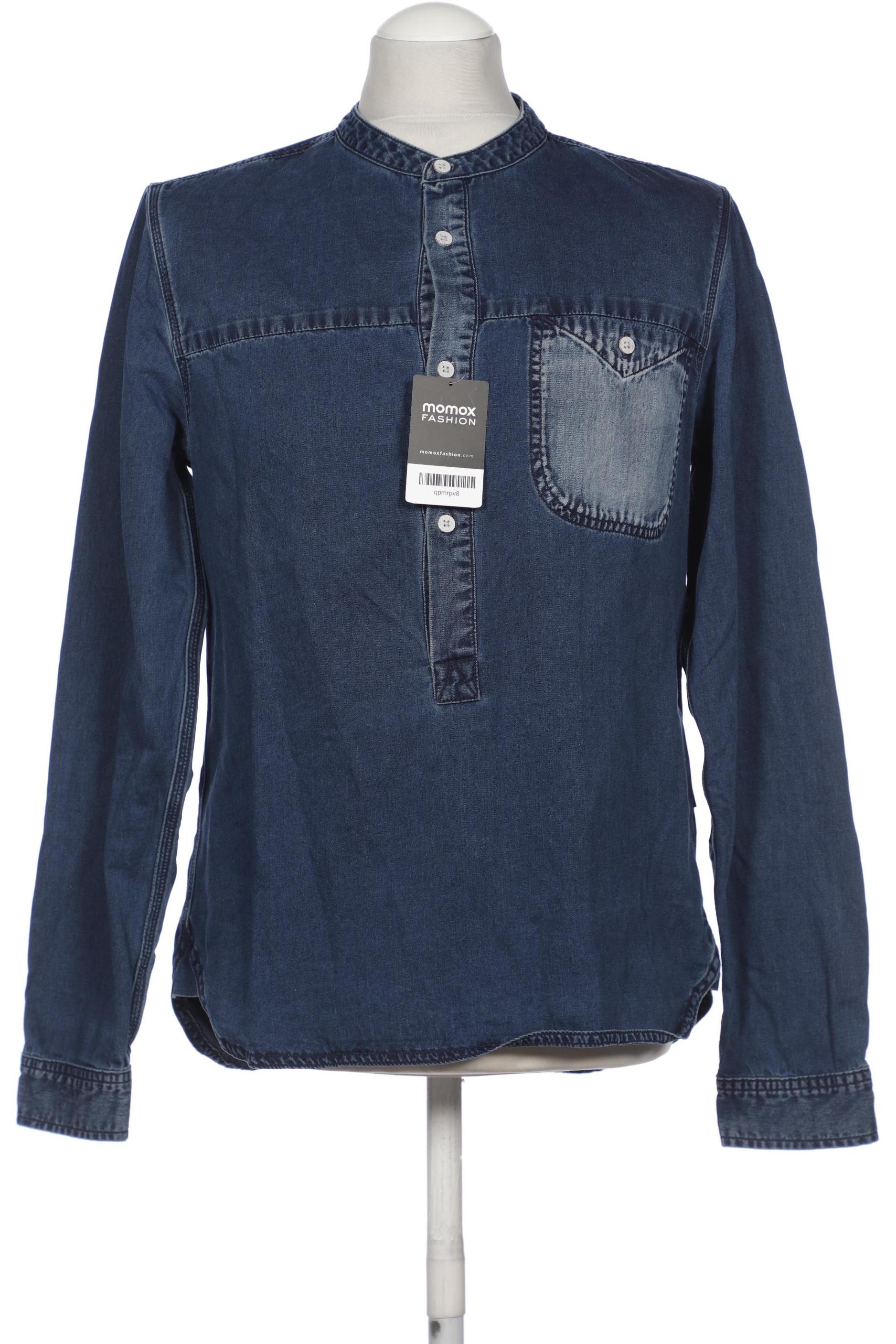 

Kuyichi Herren Hemd, blau