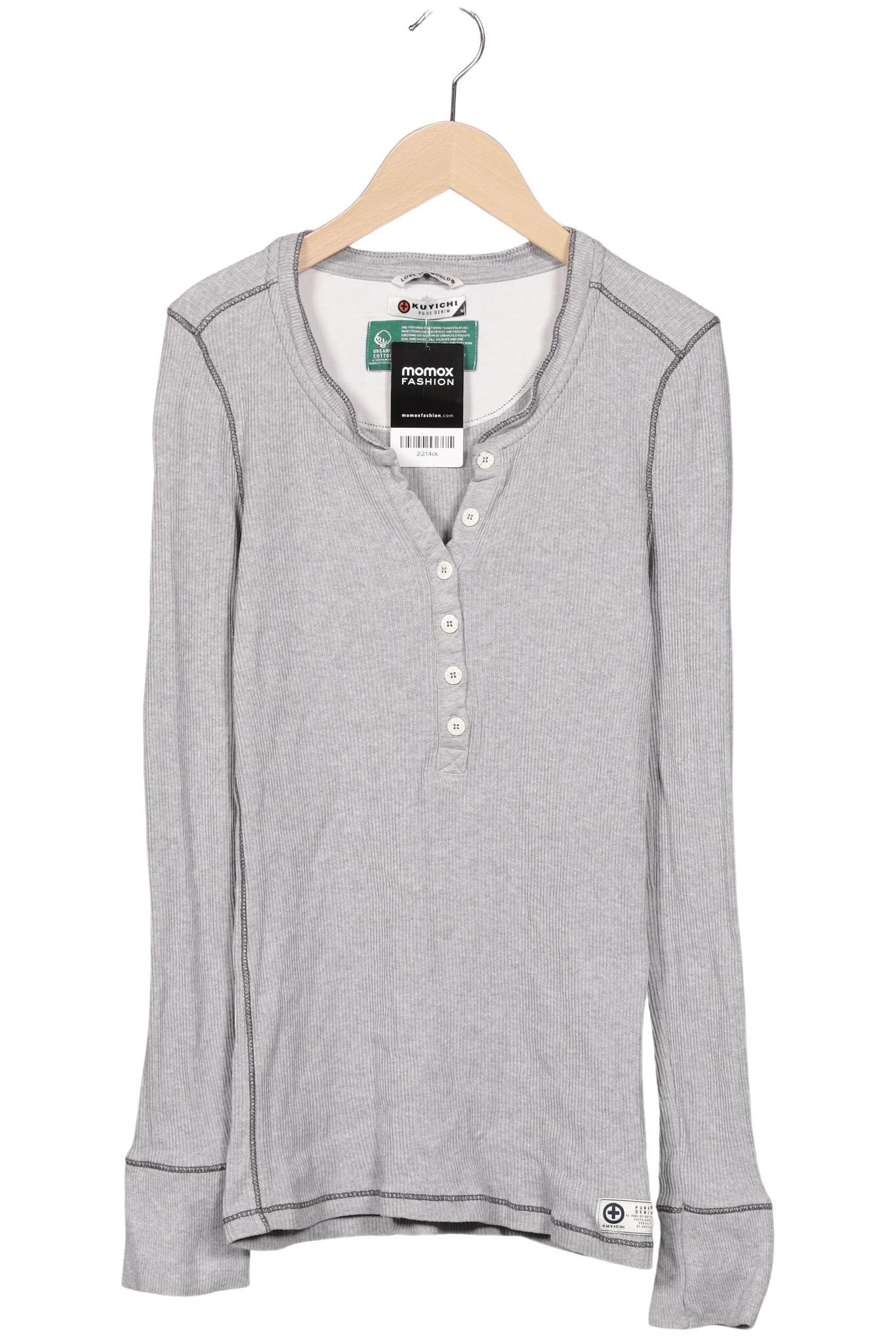 

Kuyichi Herren Langarmshirt, grau, Gr. 48