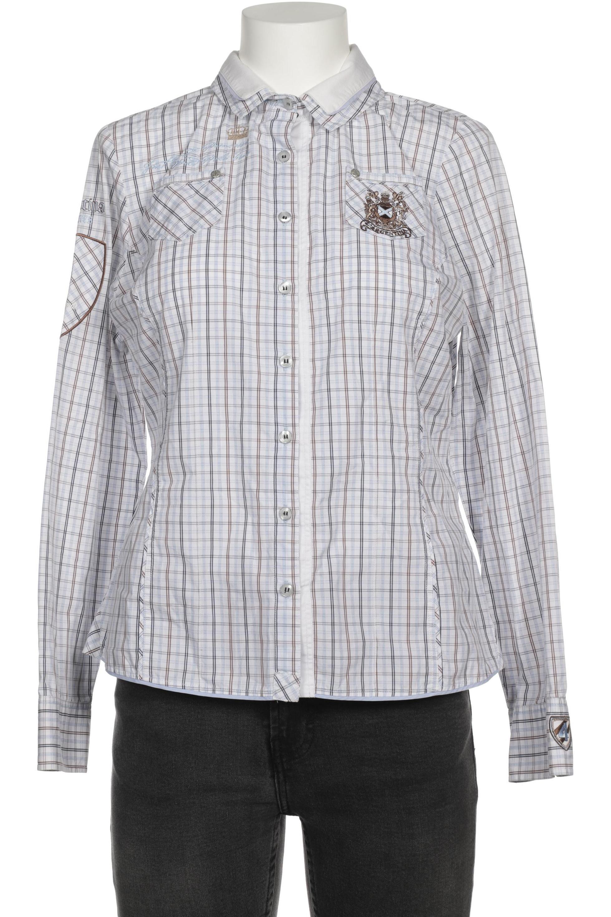 

L Argentina Damen Bluse, weiß, Gr. 42
