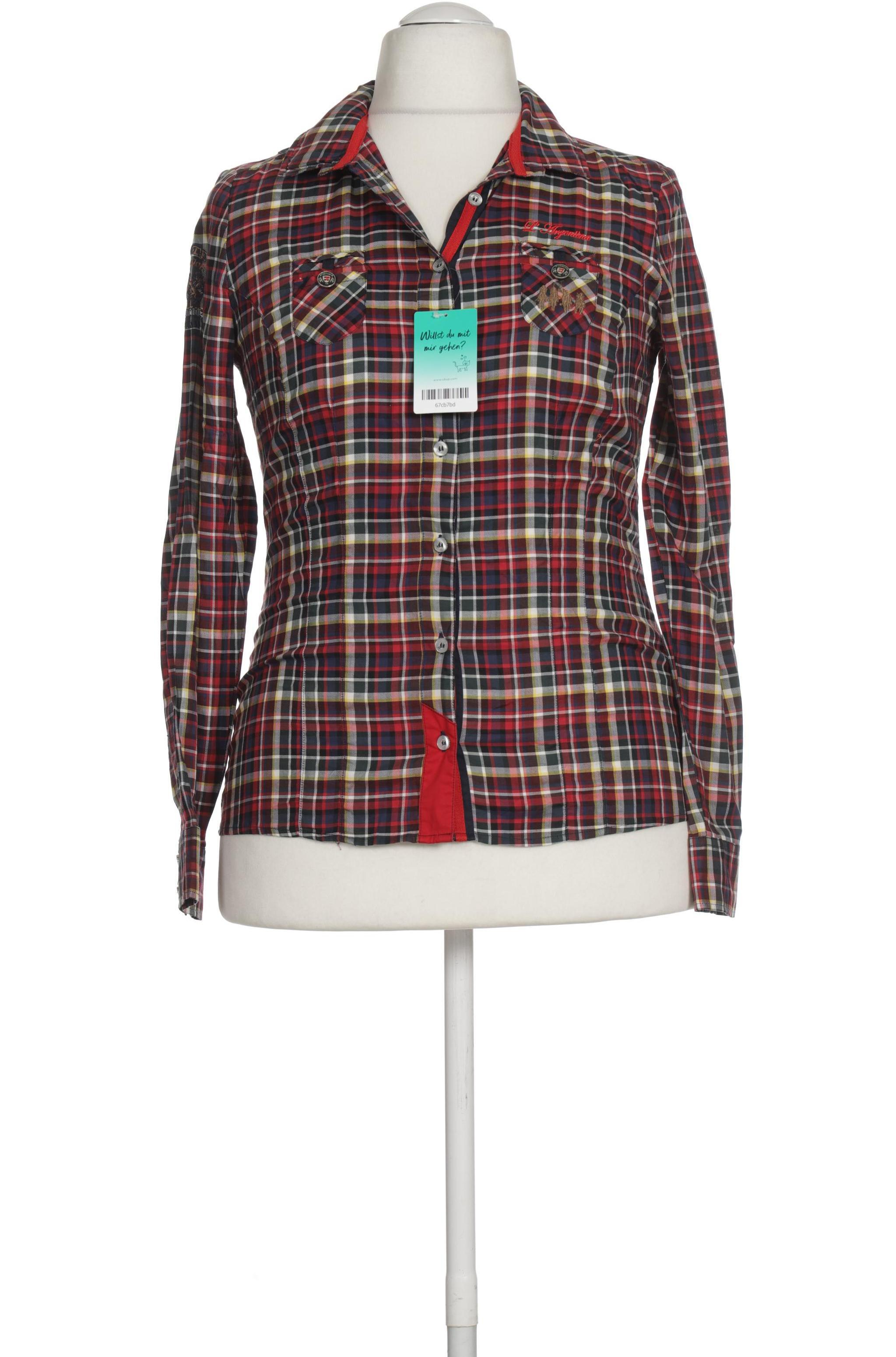 

L Argentina Damen Bluse, blau, Gr. 42