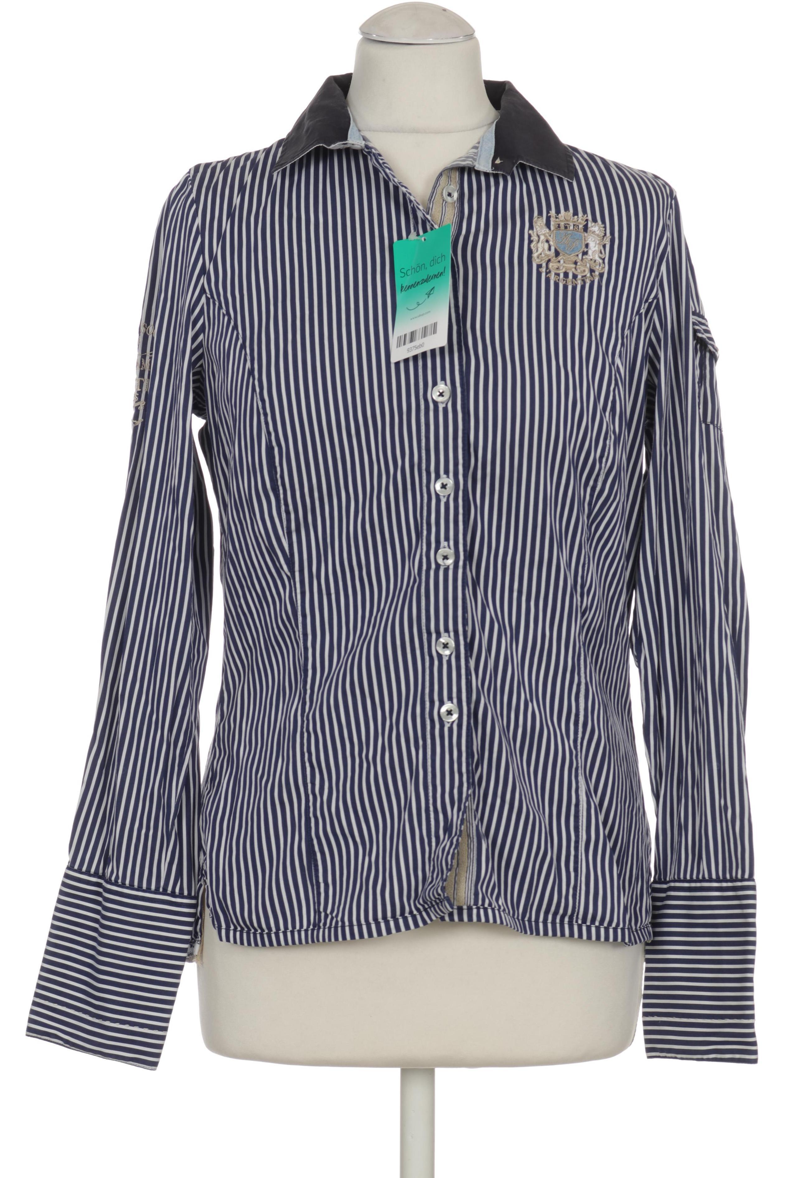 

L Argentina Damen Bluse, blau, Gr. 38