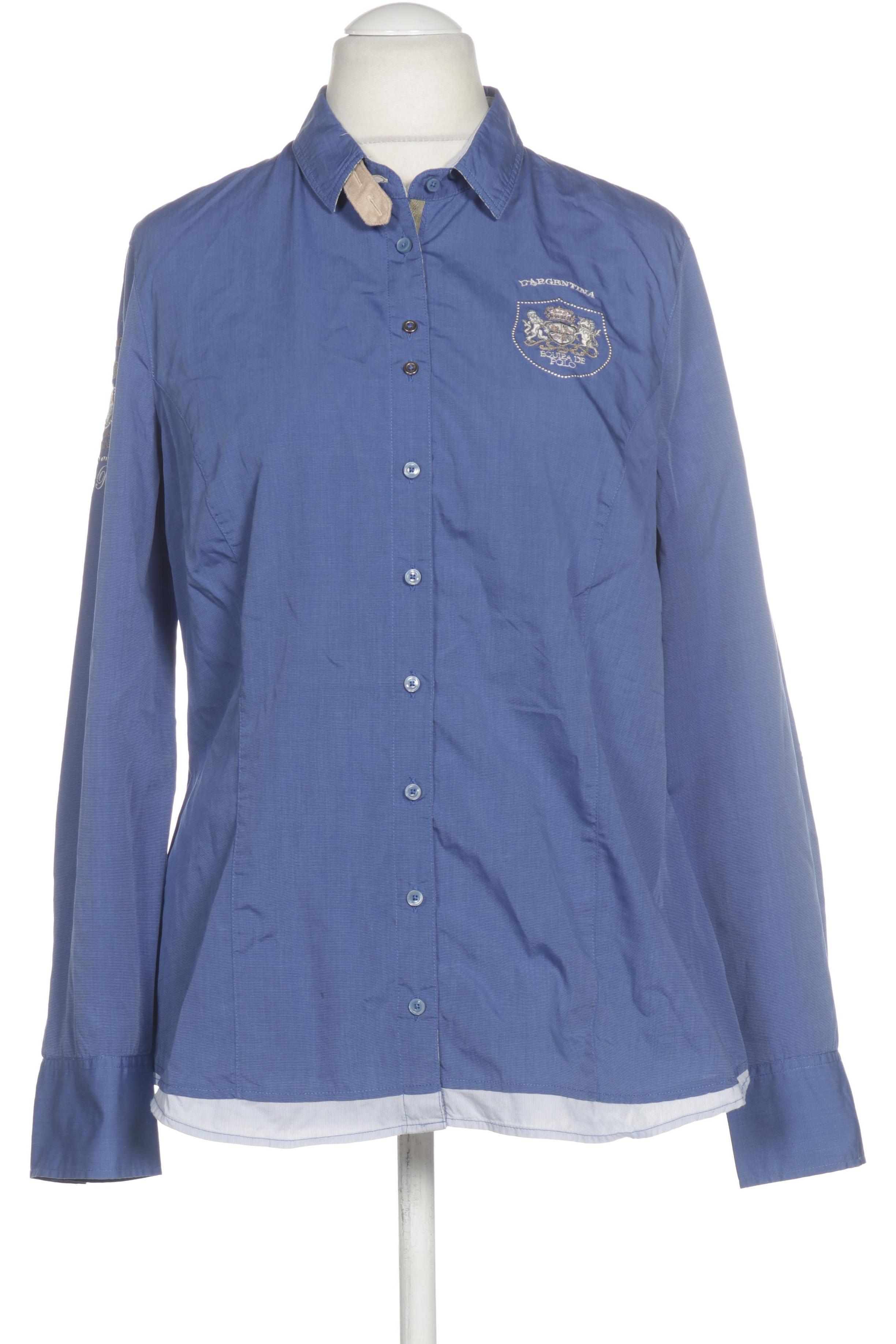 

L Argentina Damen Bluse, blau, Gr.