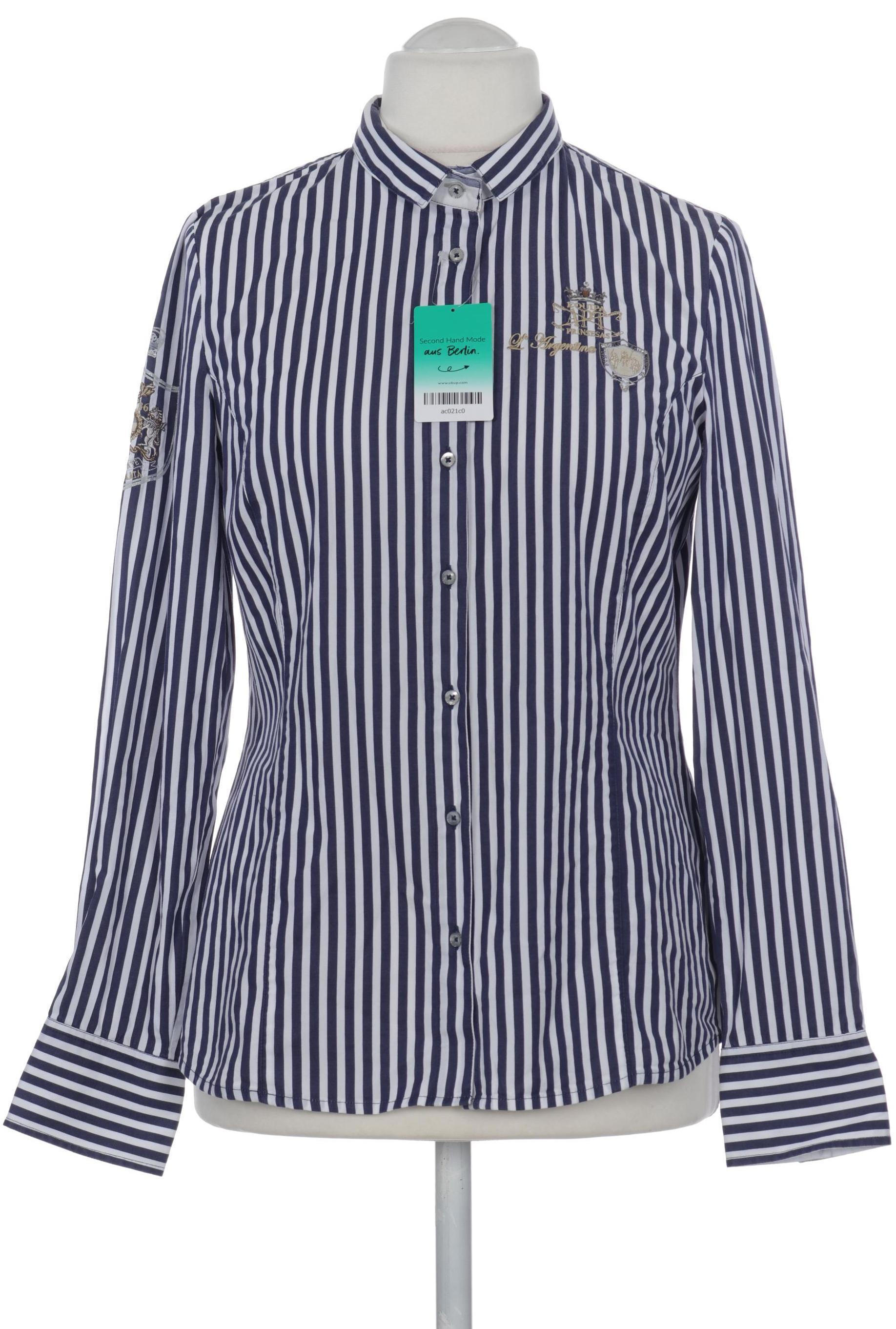 

L Argentina Damen Bluse, blau, Gr. 42