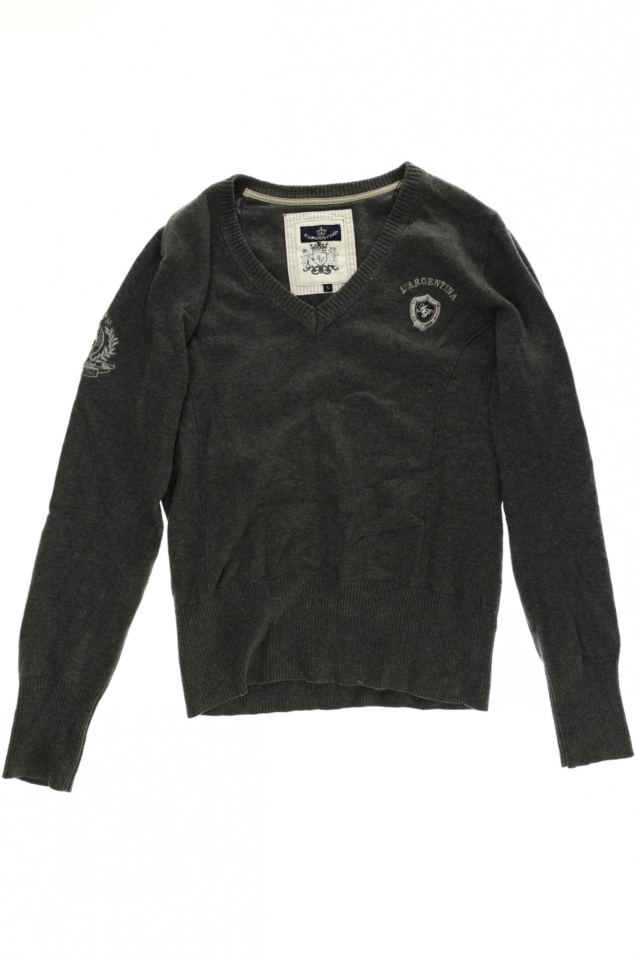 

L Argentina Damen Pullover, grau, Gr.