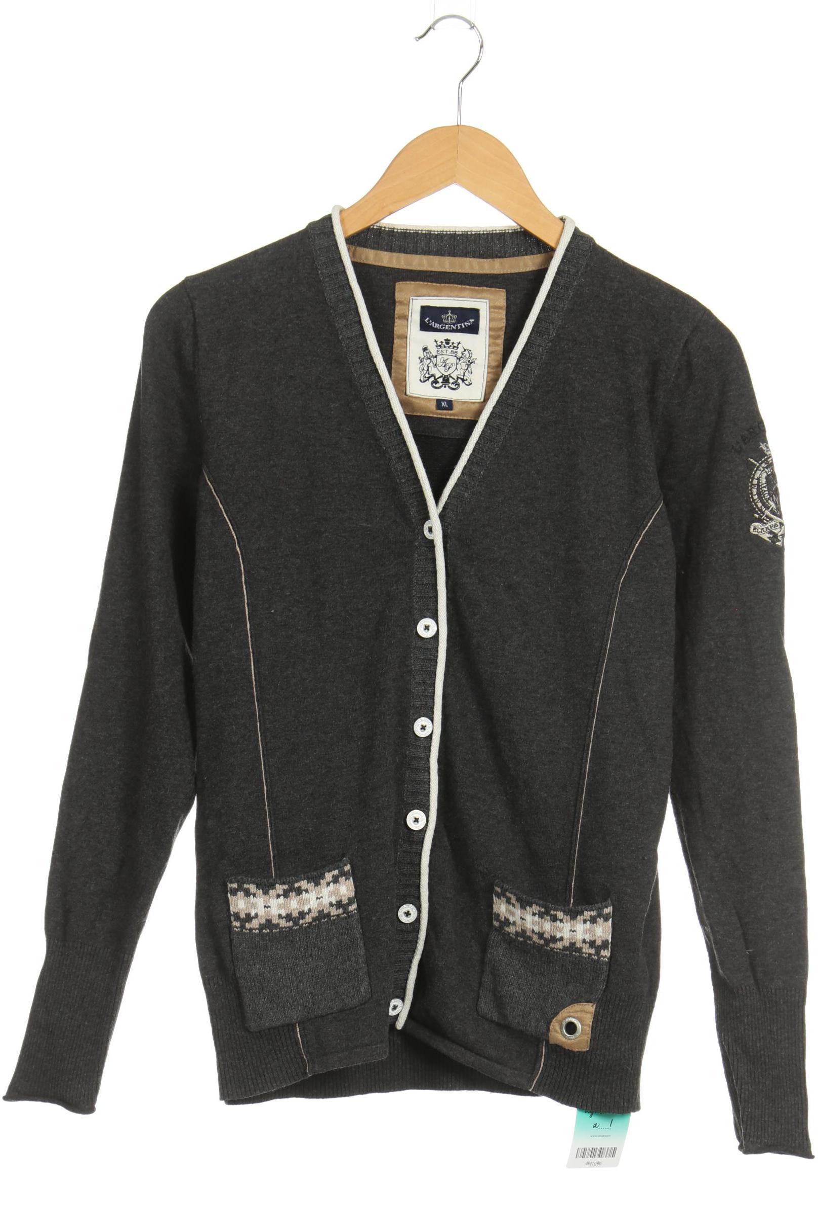 

L Argentina Damen Strickjacke, grau, Gr.