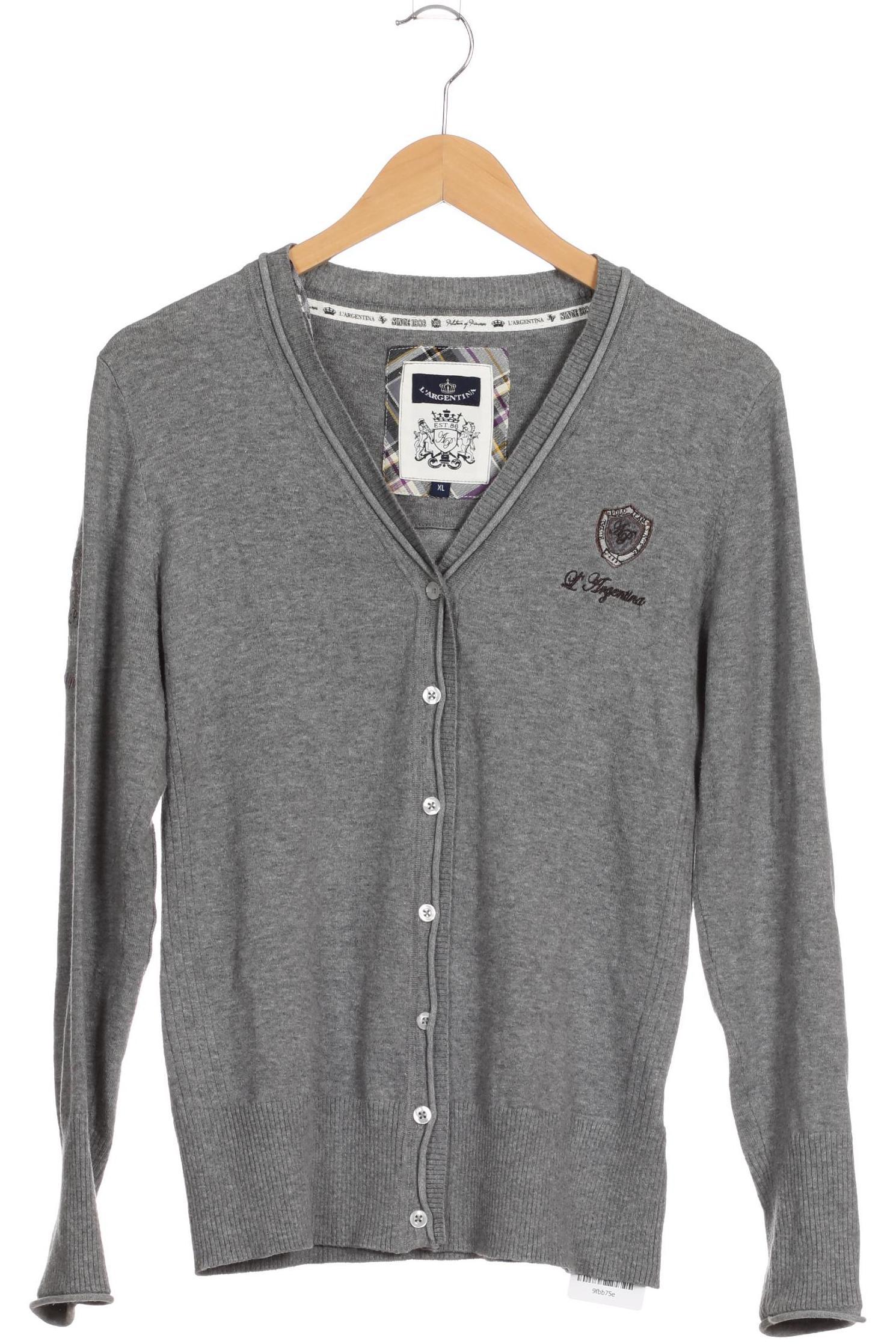 

L Argentina Damen Strickjacke, grau, Gr.