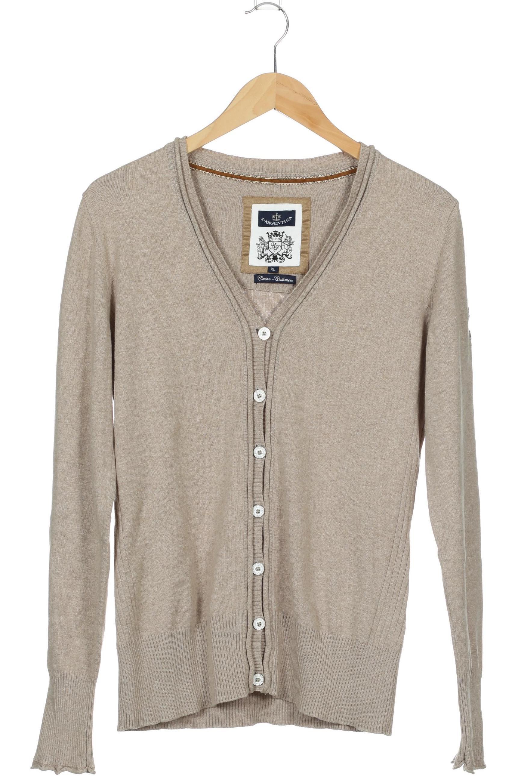 

L Argentina Damen Strickjacke, braun, Gr.