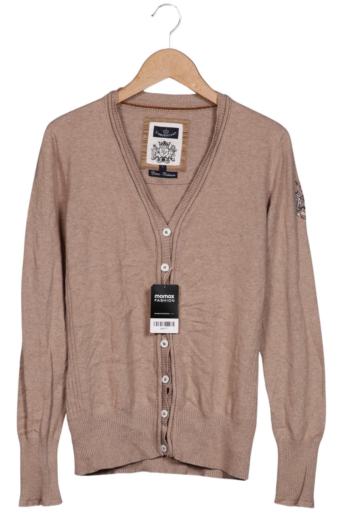 

L Argentina Damen Strickjacke, beige, Gr. 42