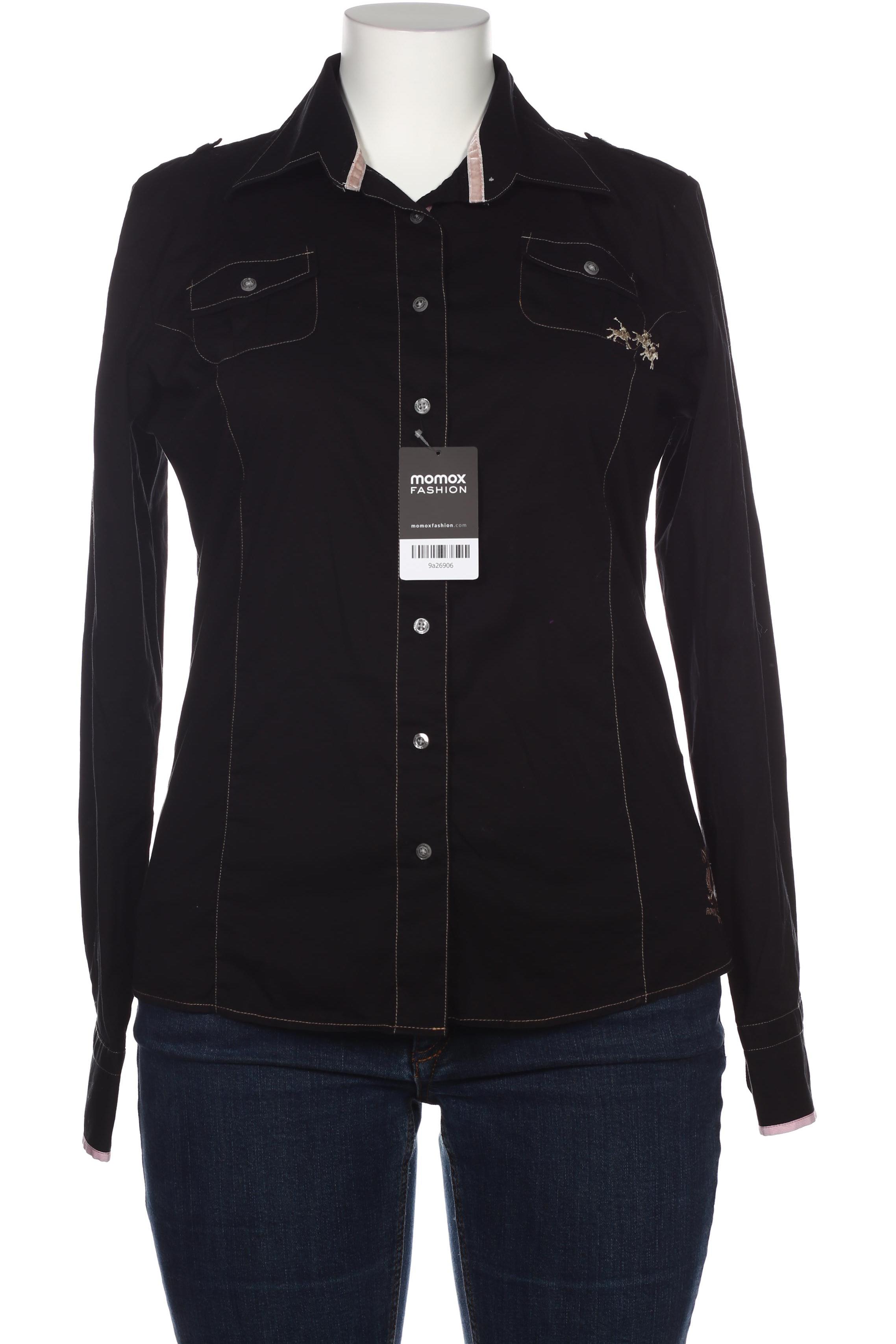 

L Argentina Damen Bluse, schwarz, Gr. 46