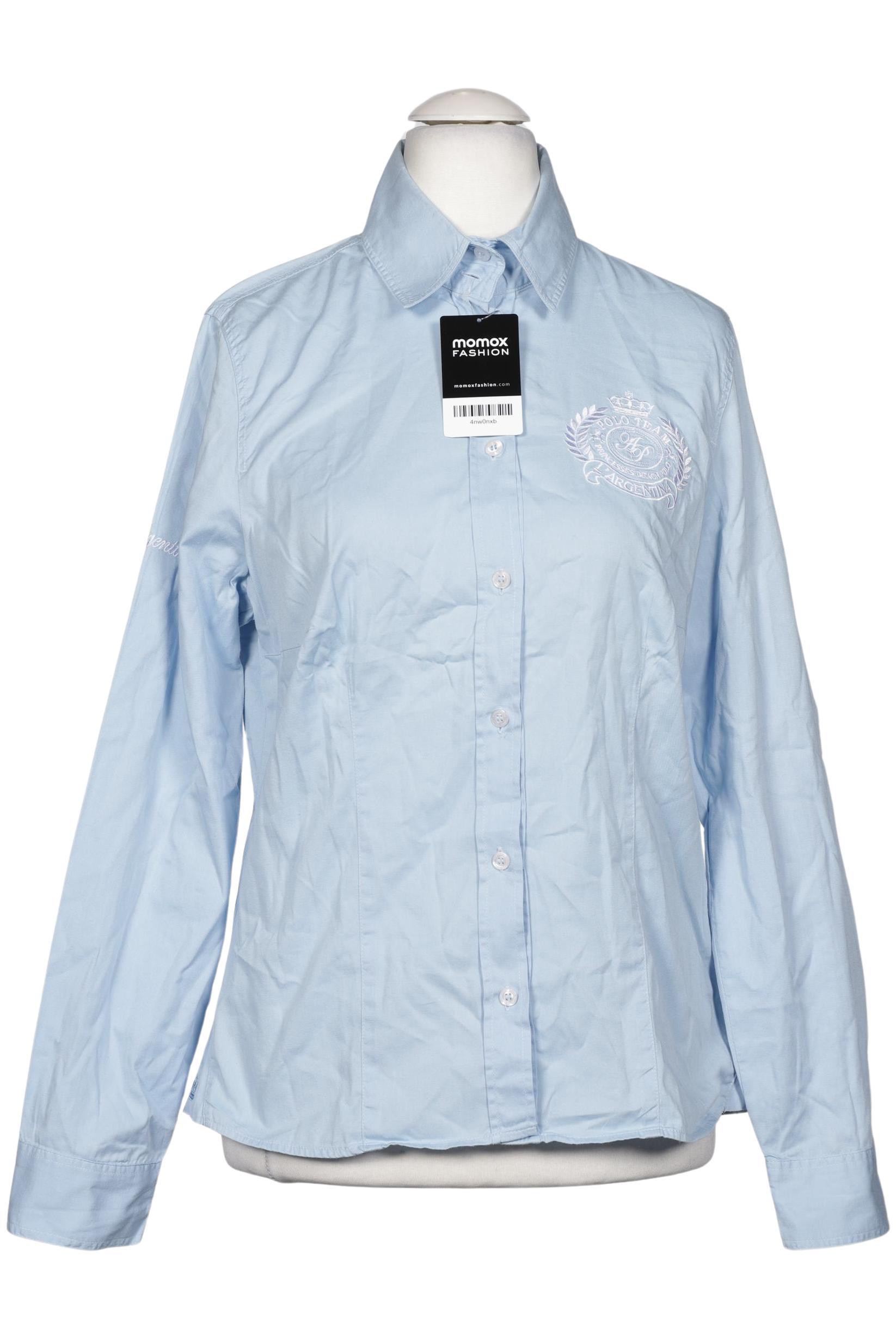

L Argentina Damen Bluse, hellblau, Gr. 40