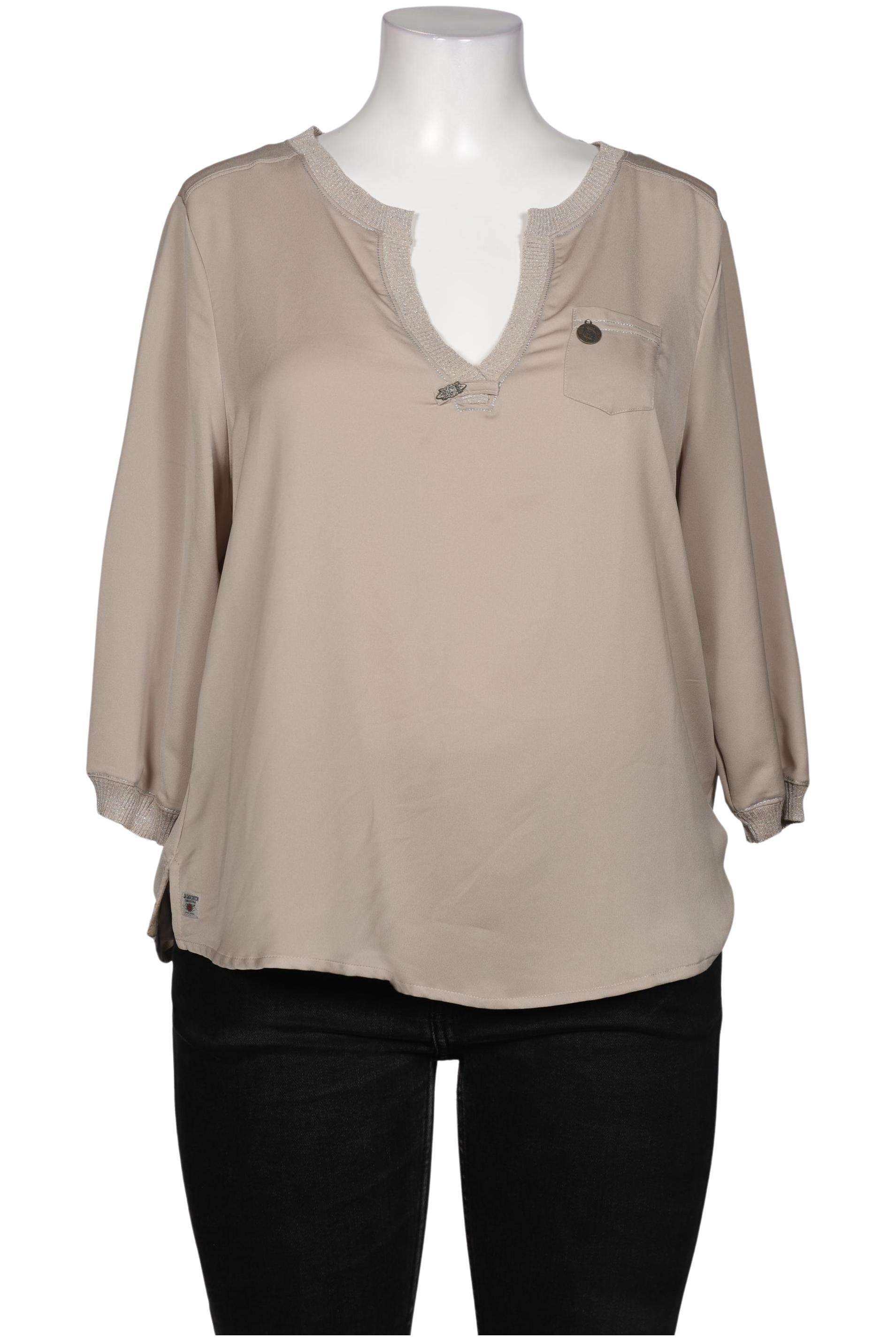 

L Argentina Damen Bluse, beige, Gr. 44