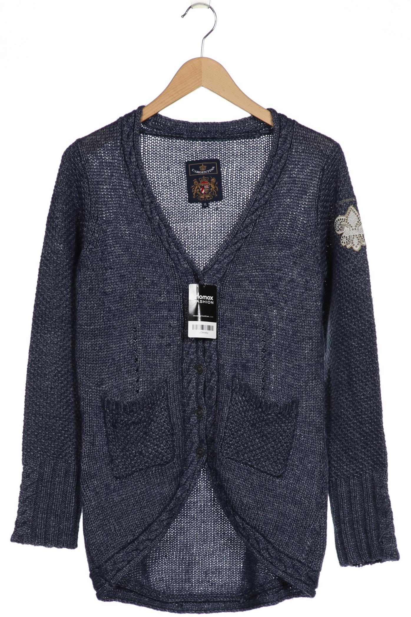 

L Argentina Damen Strickjacke, marineblau, Gr. 44