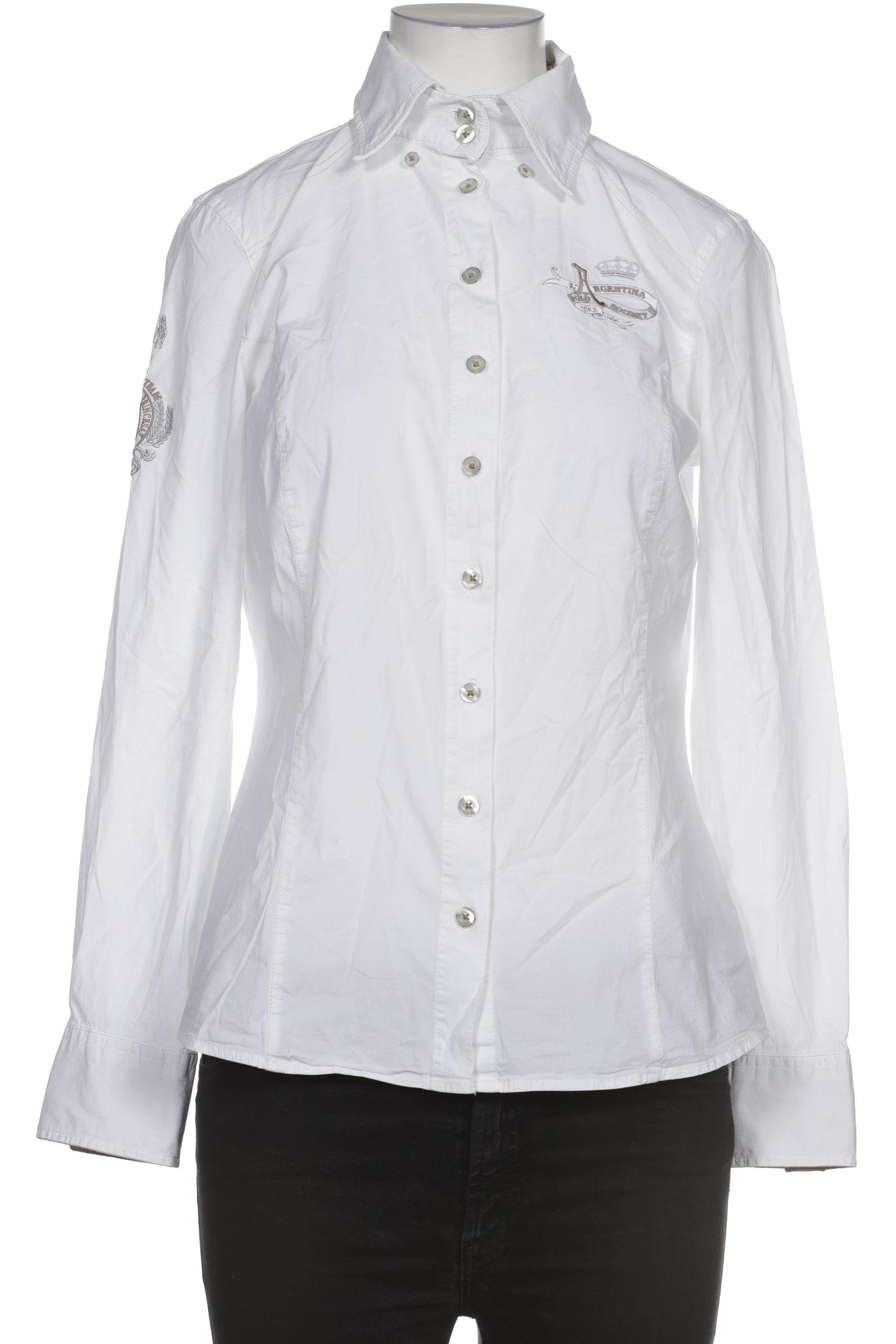 

L Argentina Damen Bluse, weiß, Gr. 40