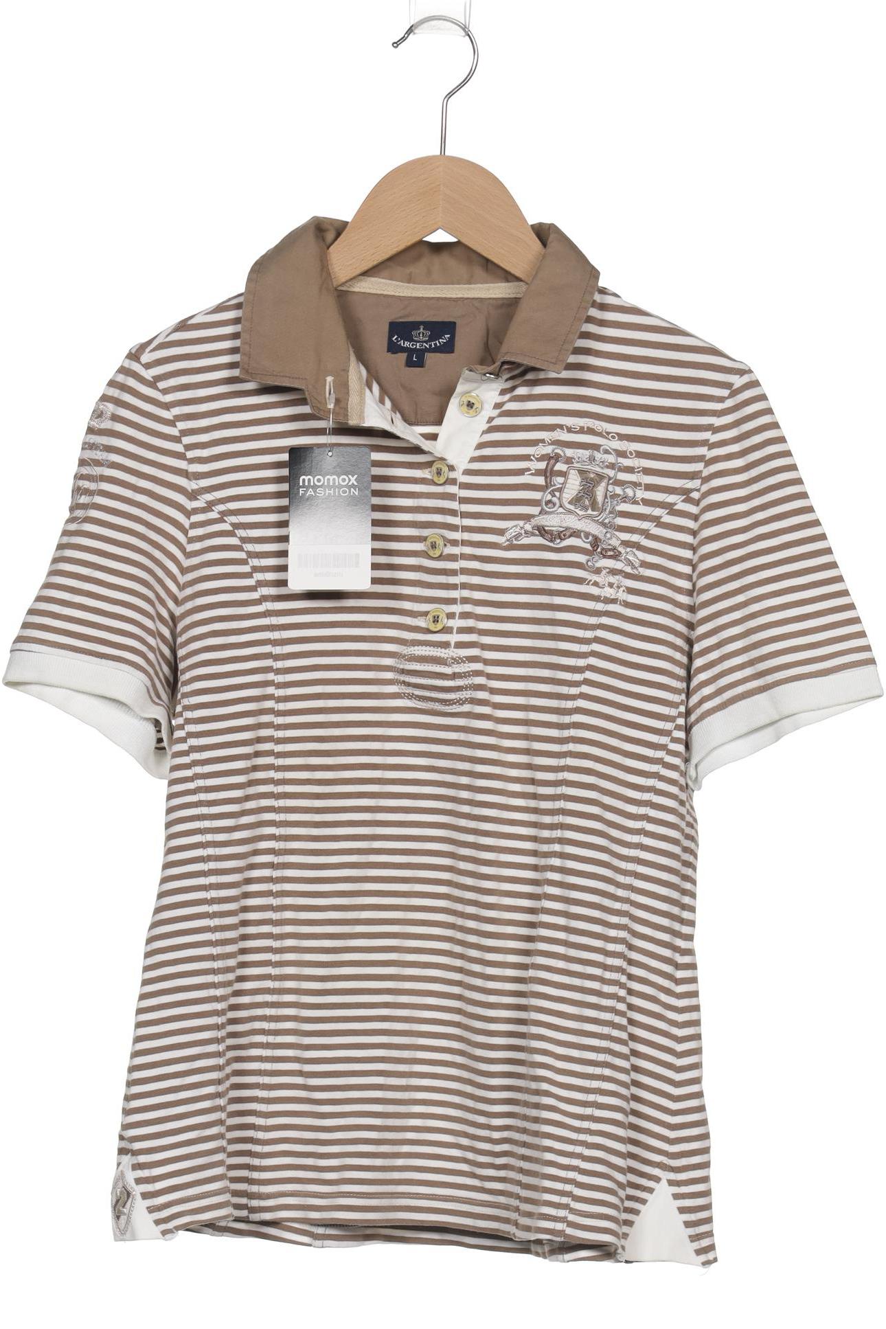

L Argentina Damen Poloshirt, braun, Gr. 42