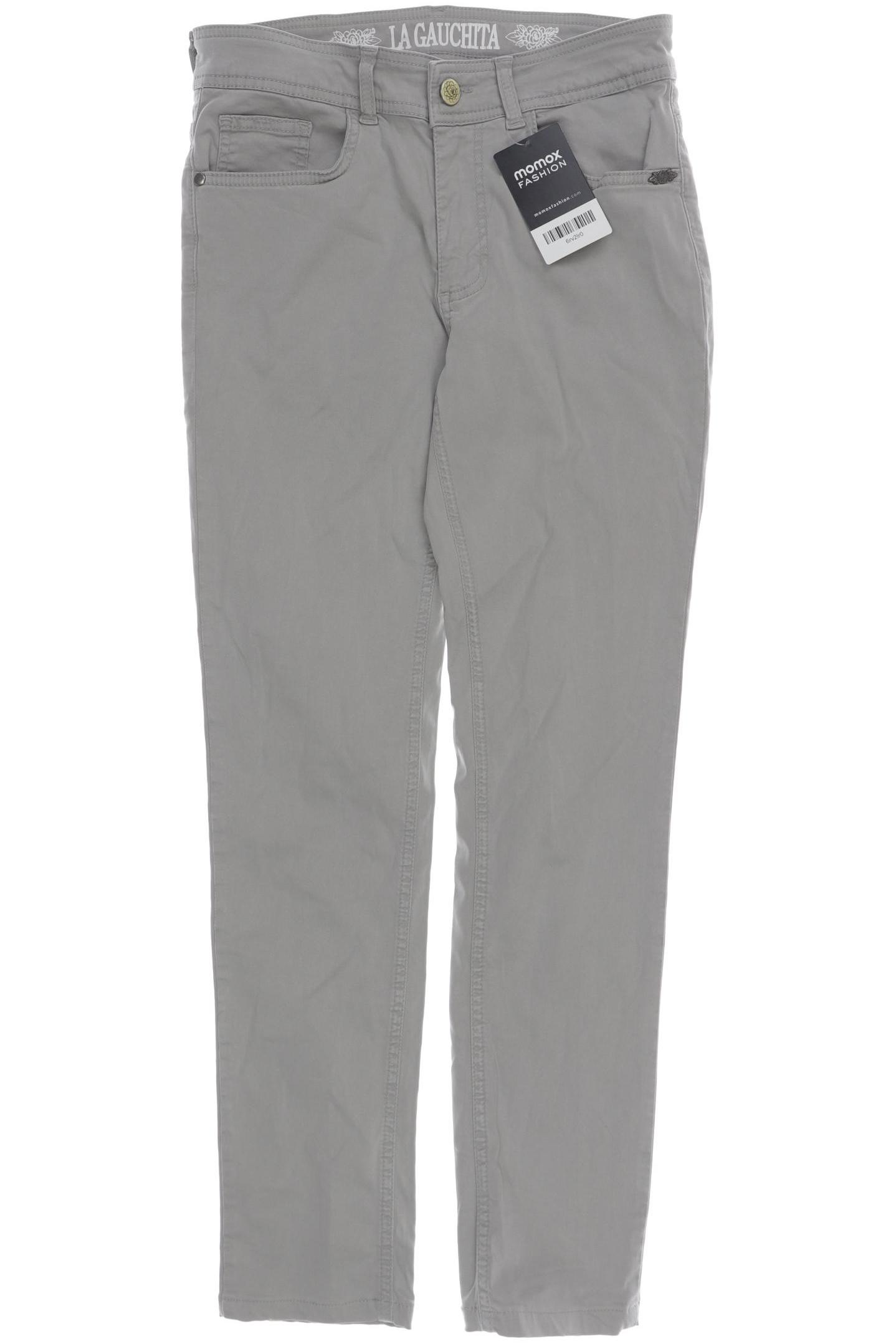 

L Argentina Damen Stoffhose, grau, Gr. 36