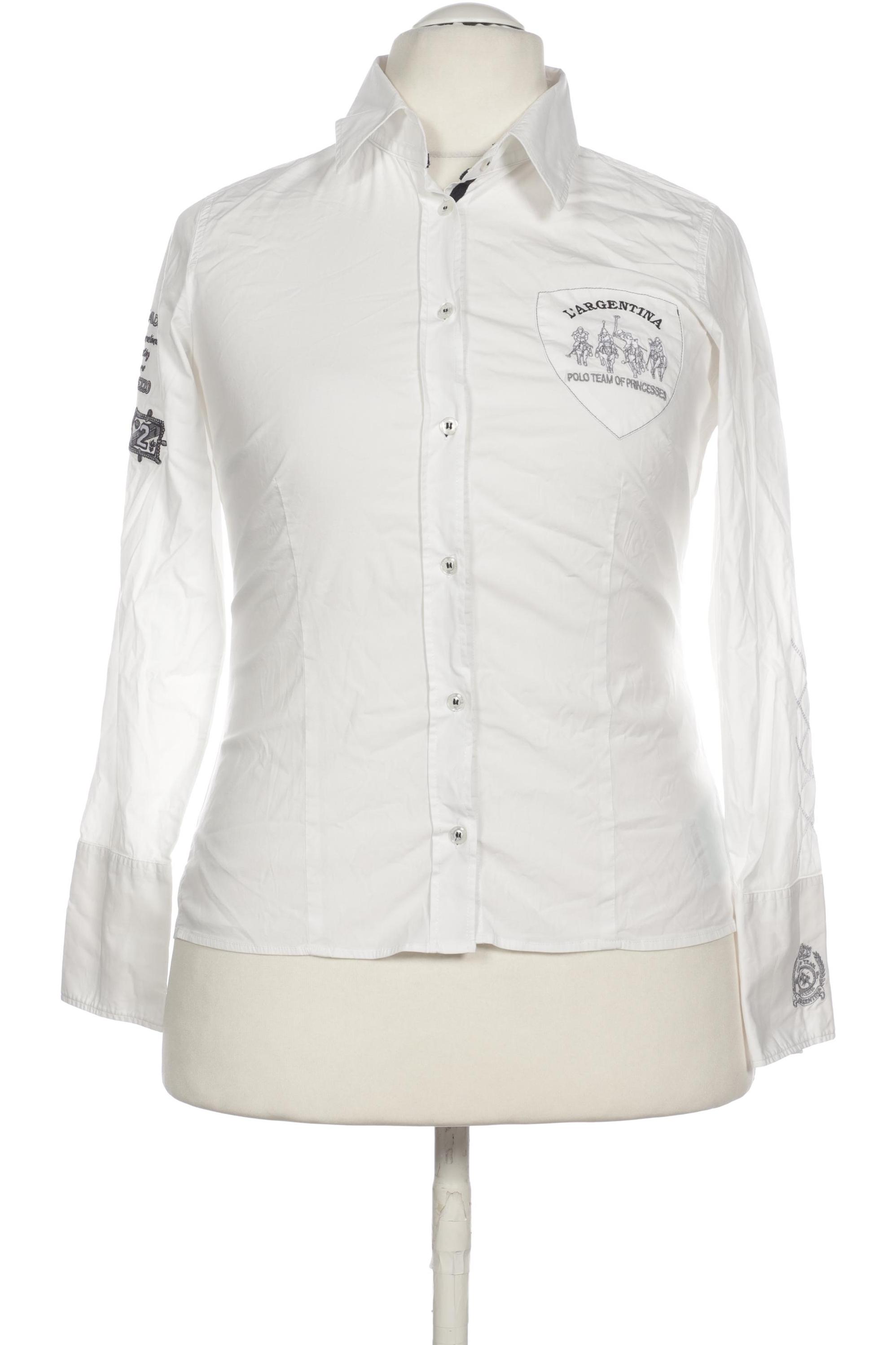 

L Argentina Damen Bluse, weiß, Gr. 42