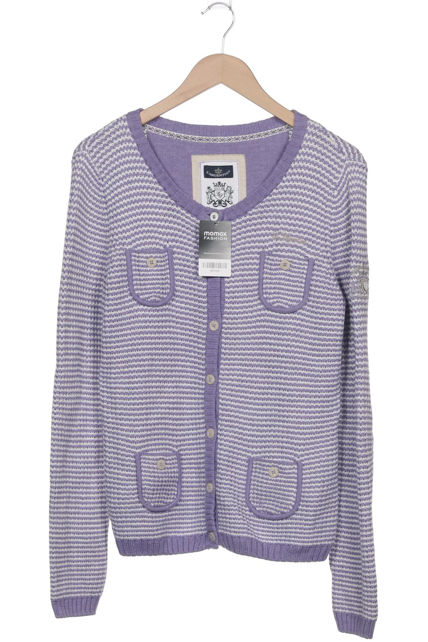 

L Argentina Damen Strickjacke, flieder, Gr. 44