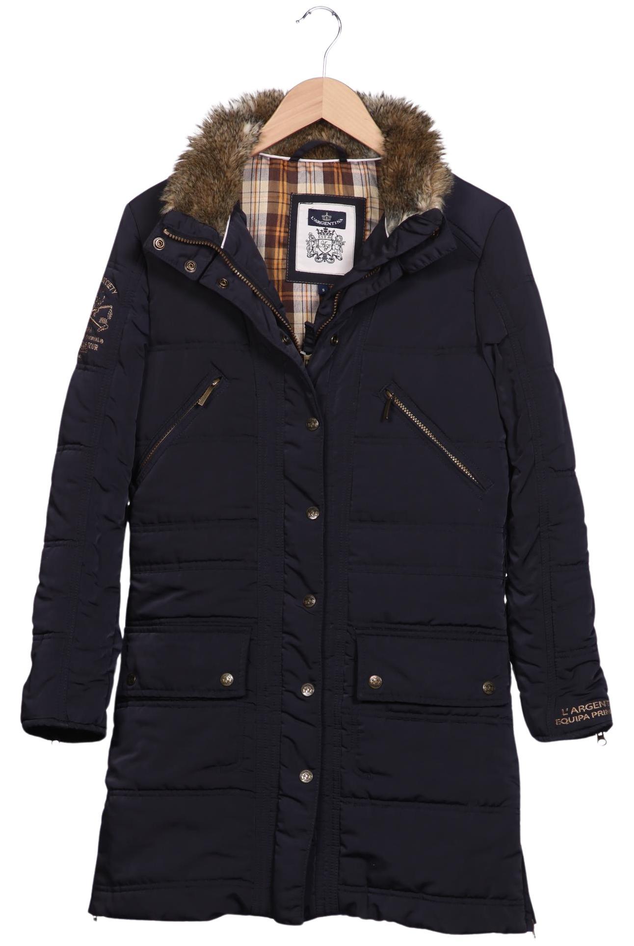 

L Argentina Damen Mantel, marineblau, Gr. 36