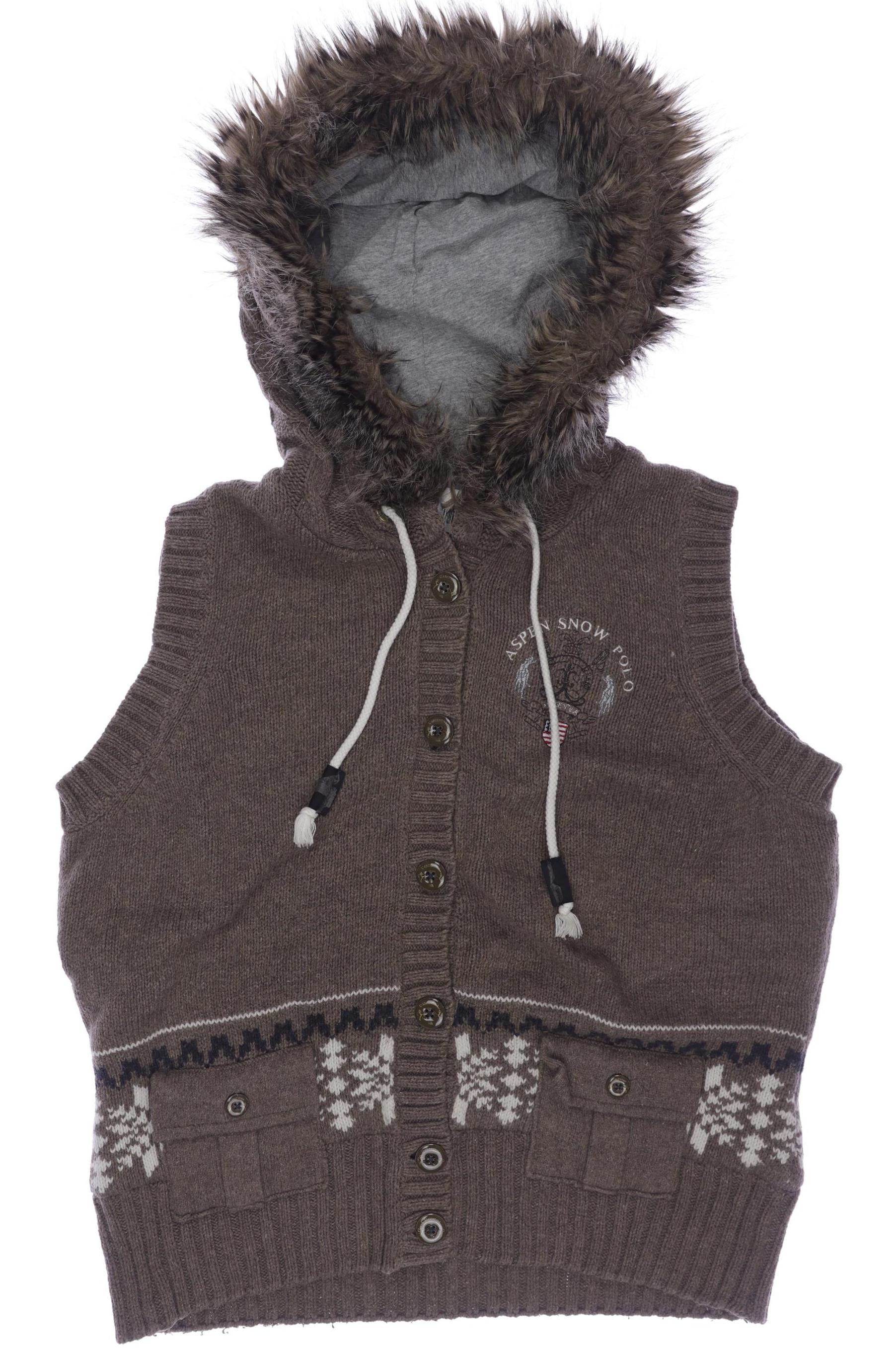 

L Argentina Damen Strickjacke, braun, Gr. 46