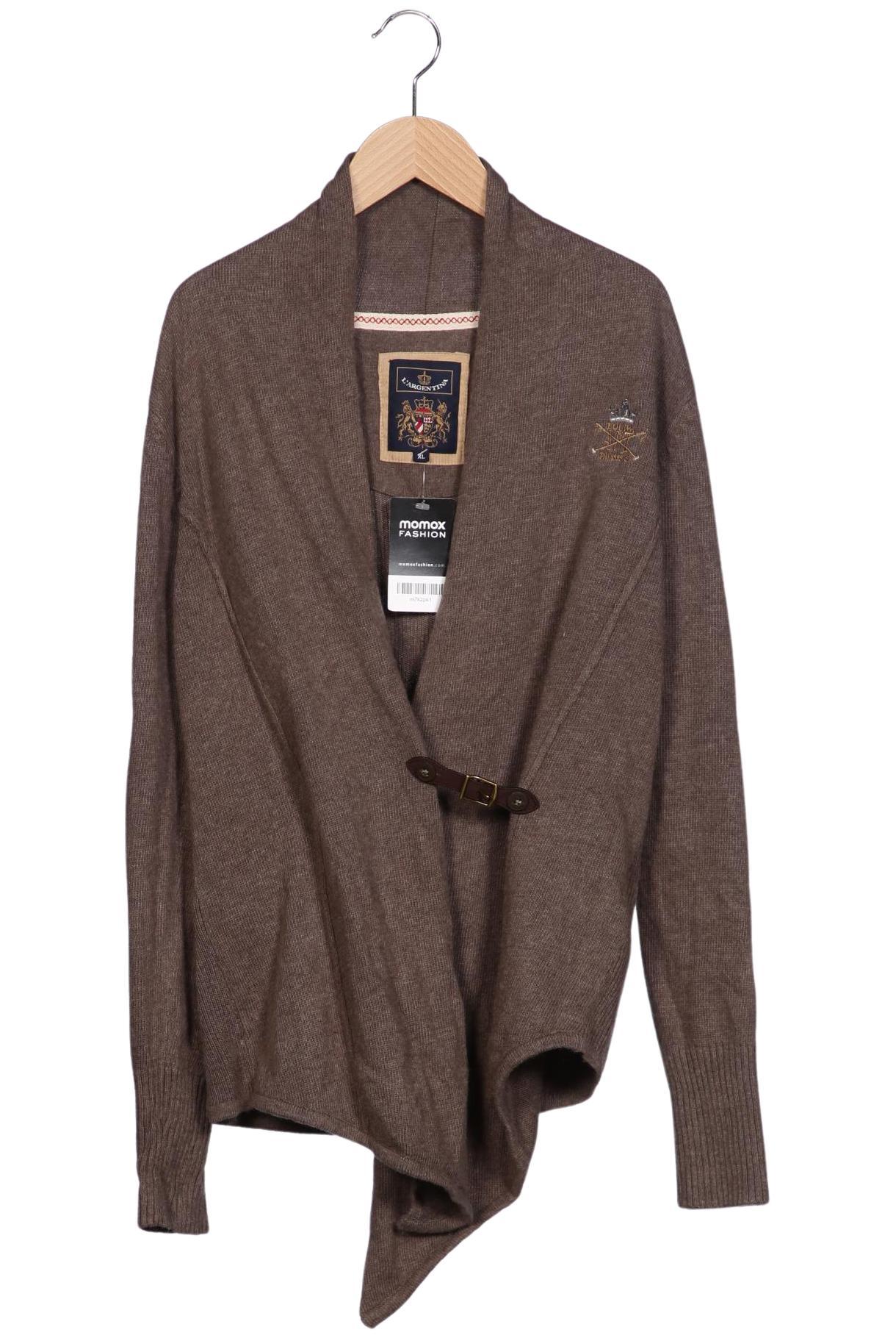 

L Argentina Damen Strickjacke, braun, Gr. 44