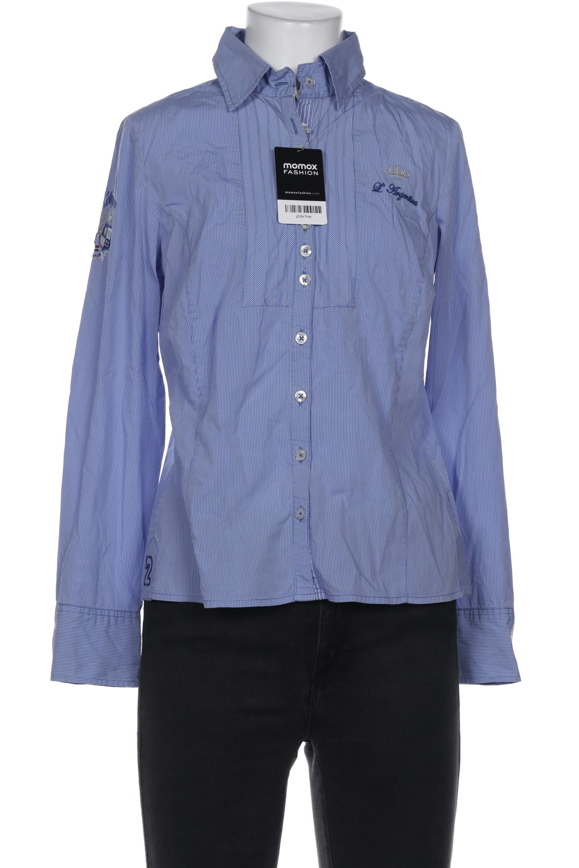 

L Argentina Damen Bluse, blau, Gr. 38