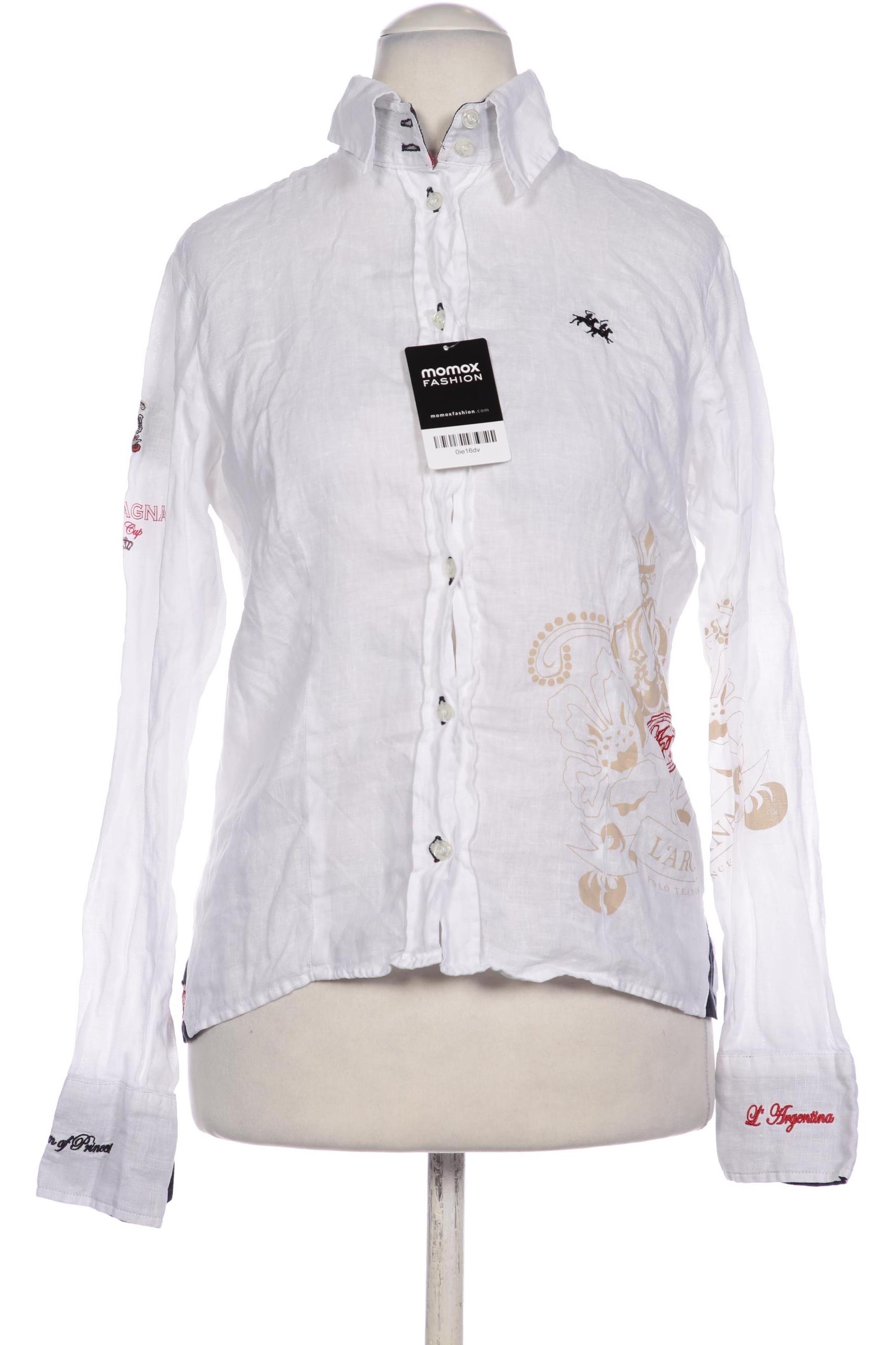

L Argentina Damen Bluse, weiß, Gr. 36