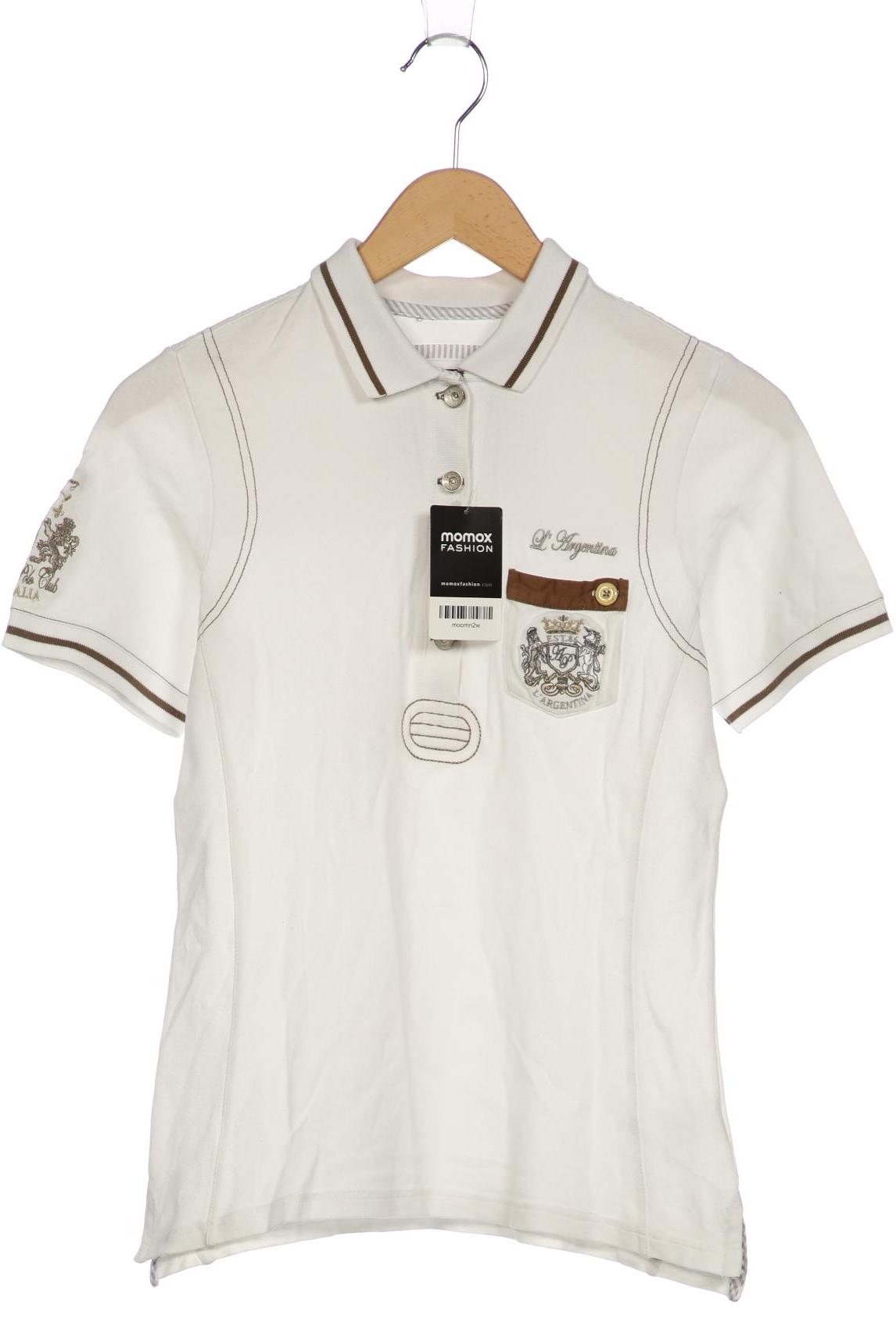 

L Argentina Damen Poloshirt, weiß, Gr. 38