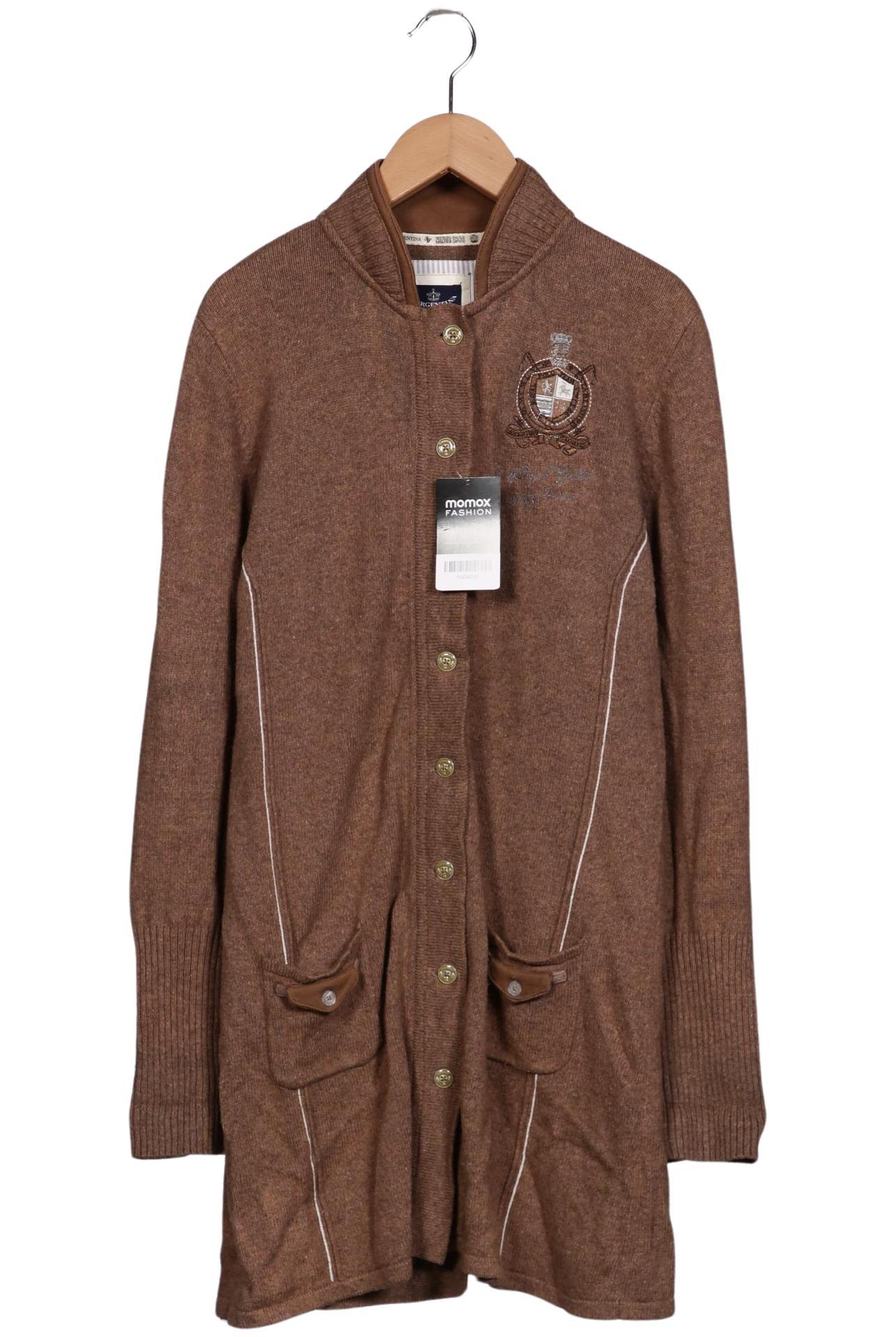 

L Argentina Damen Strickjacke, braun, Gr. 42