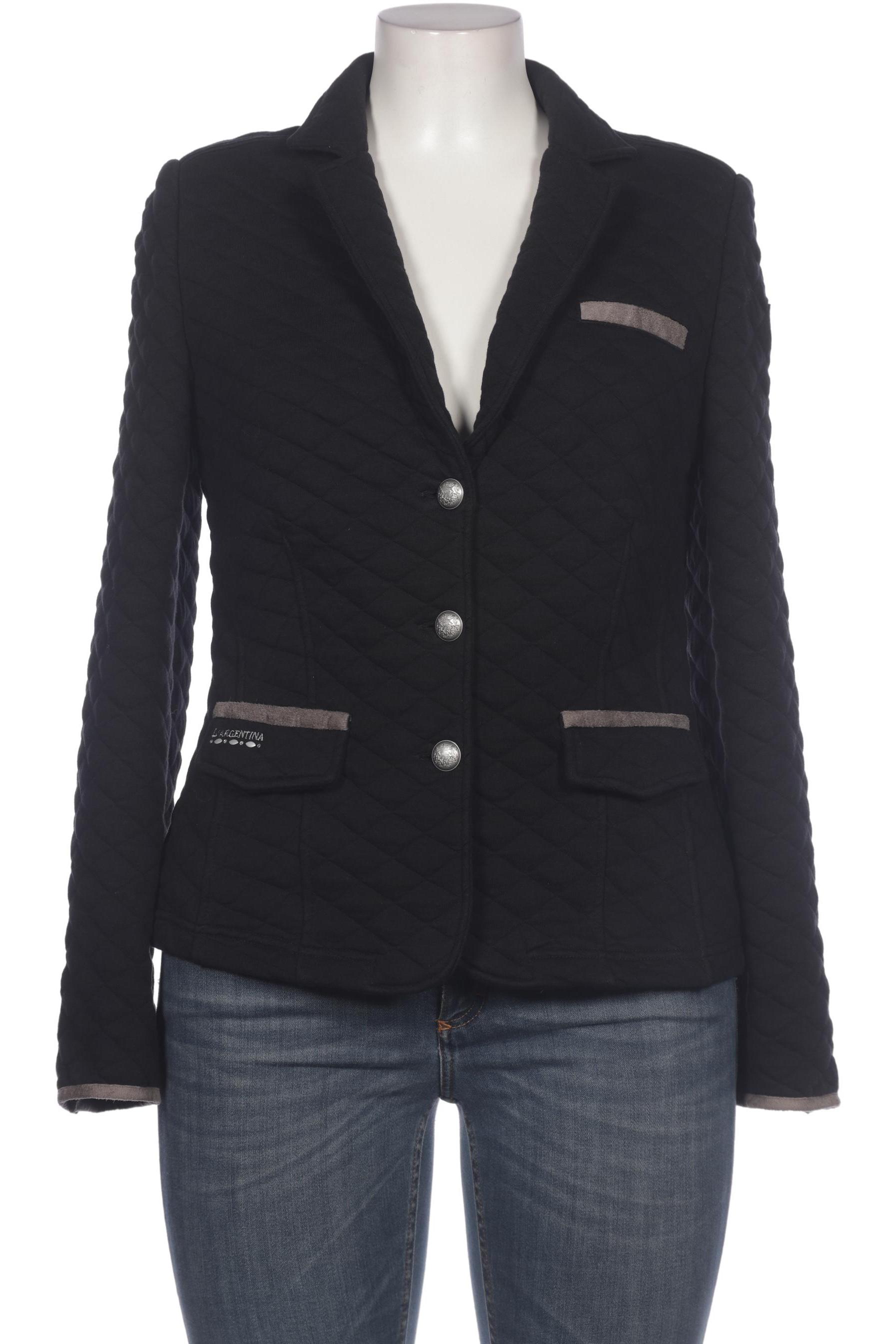 

L Argentina Damen Blazer, schwarz, Gr. 44