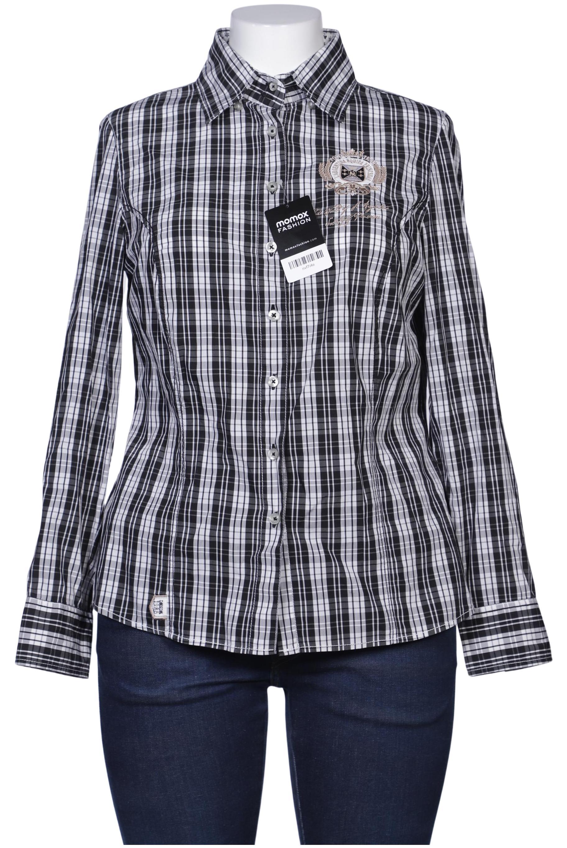 

L Argentina Damen Bluse, schwarz, Gr. 44