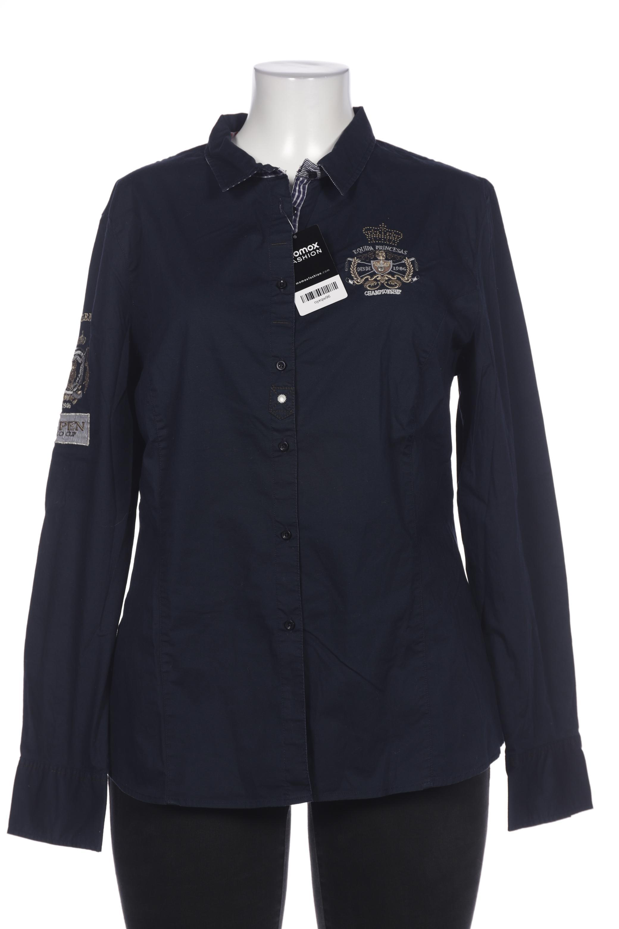 

L Argentina Damen Bluse, marineblau, Gr. 46