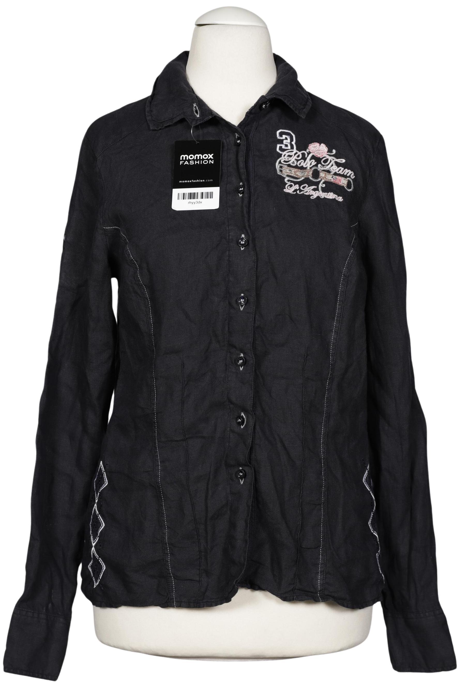 

L Argentina Damen Bluse, marineblau, Gr. 36