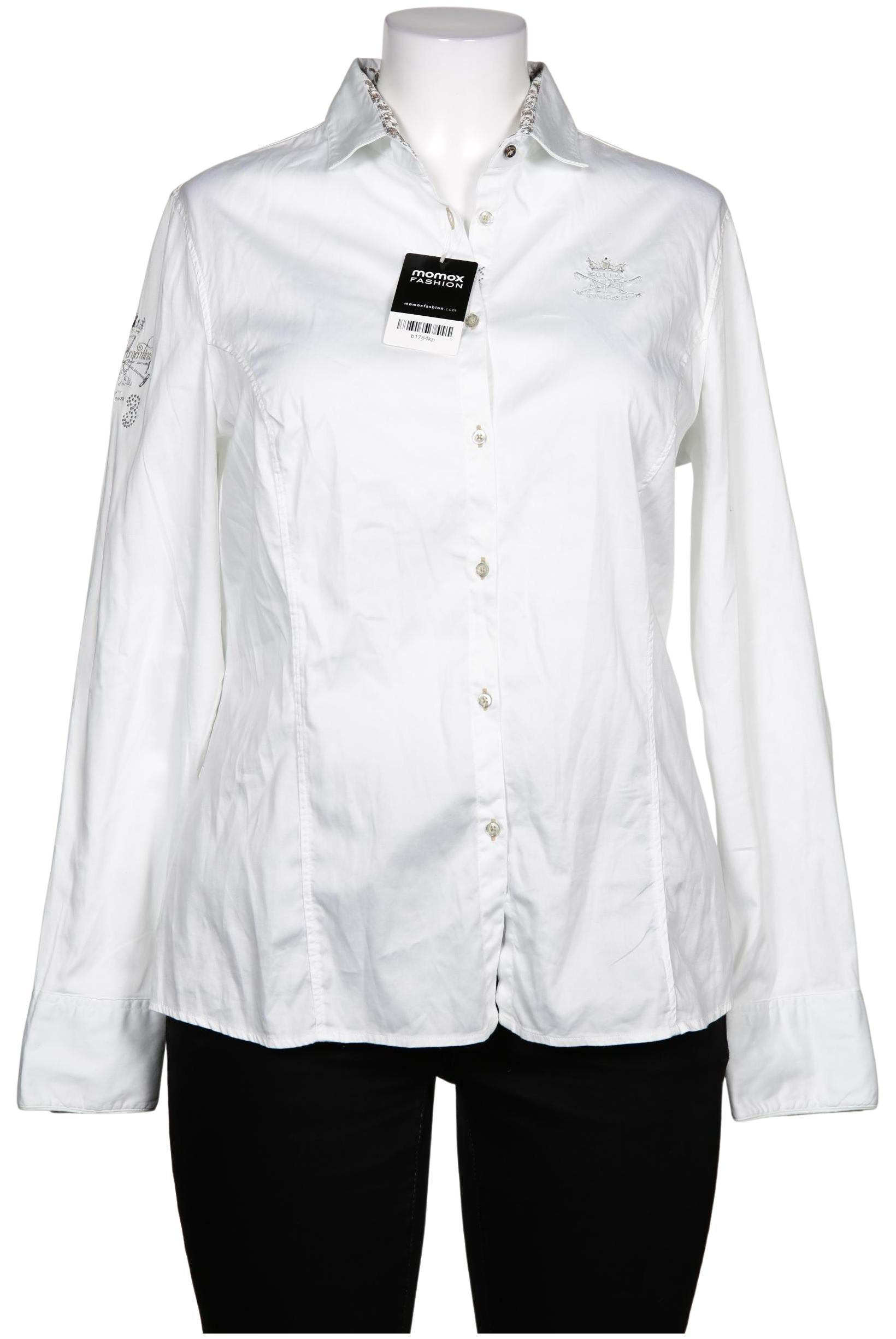 

L Argentina Damen Bluse, weiß, Gr. 44