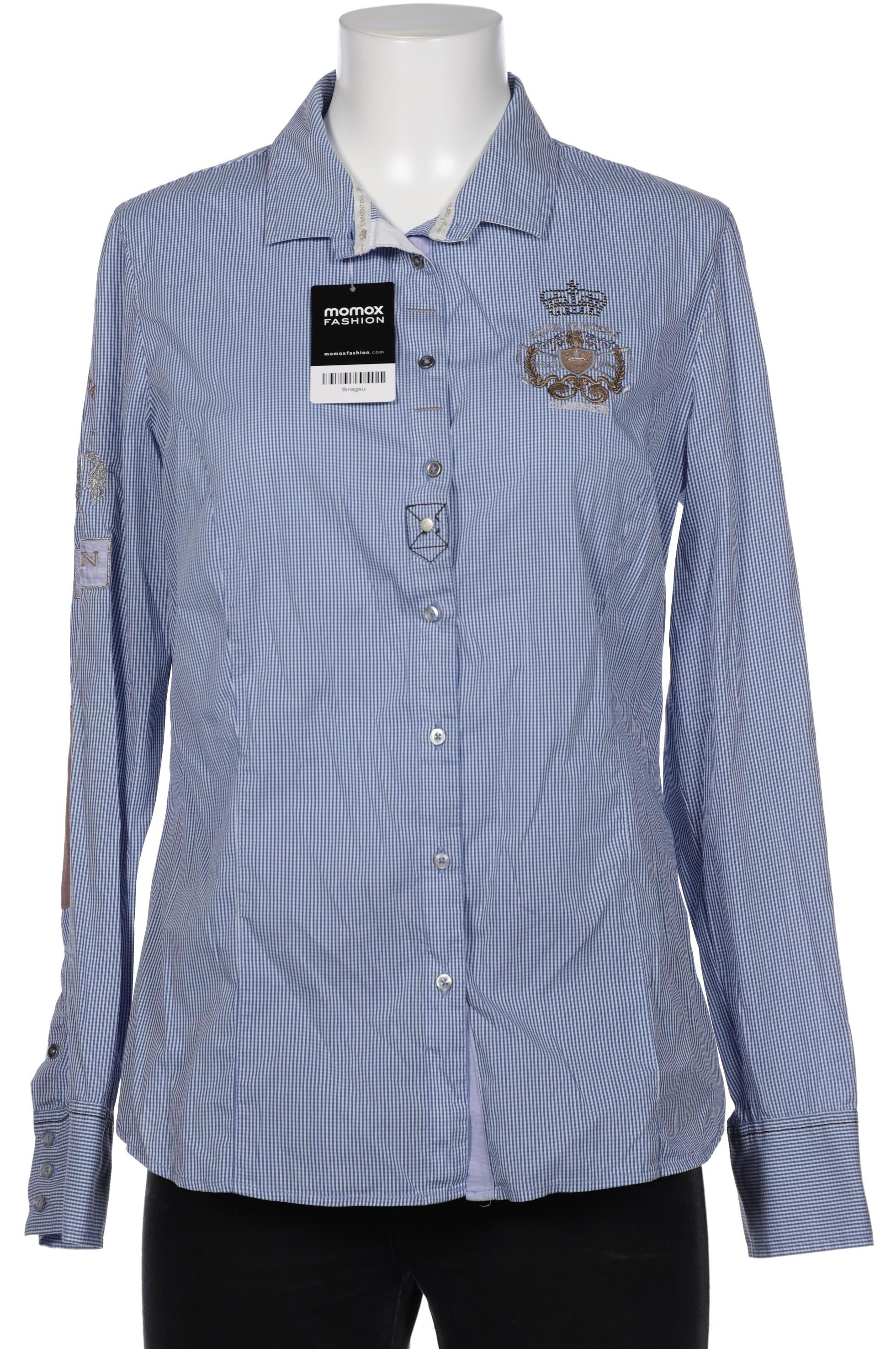 

L Argentina Damen Bluse, blau, Gr. 42