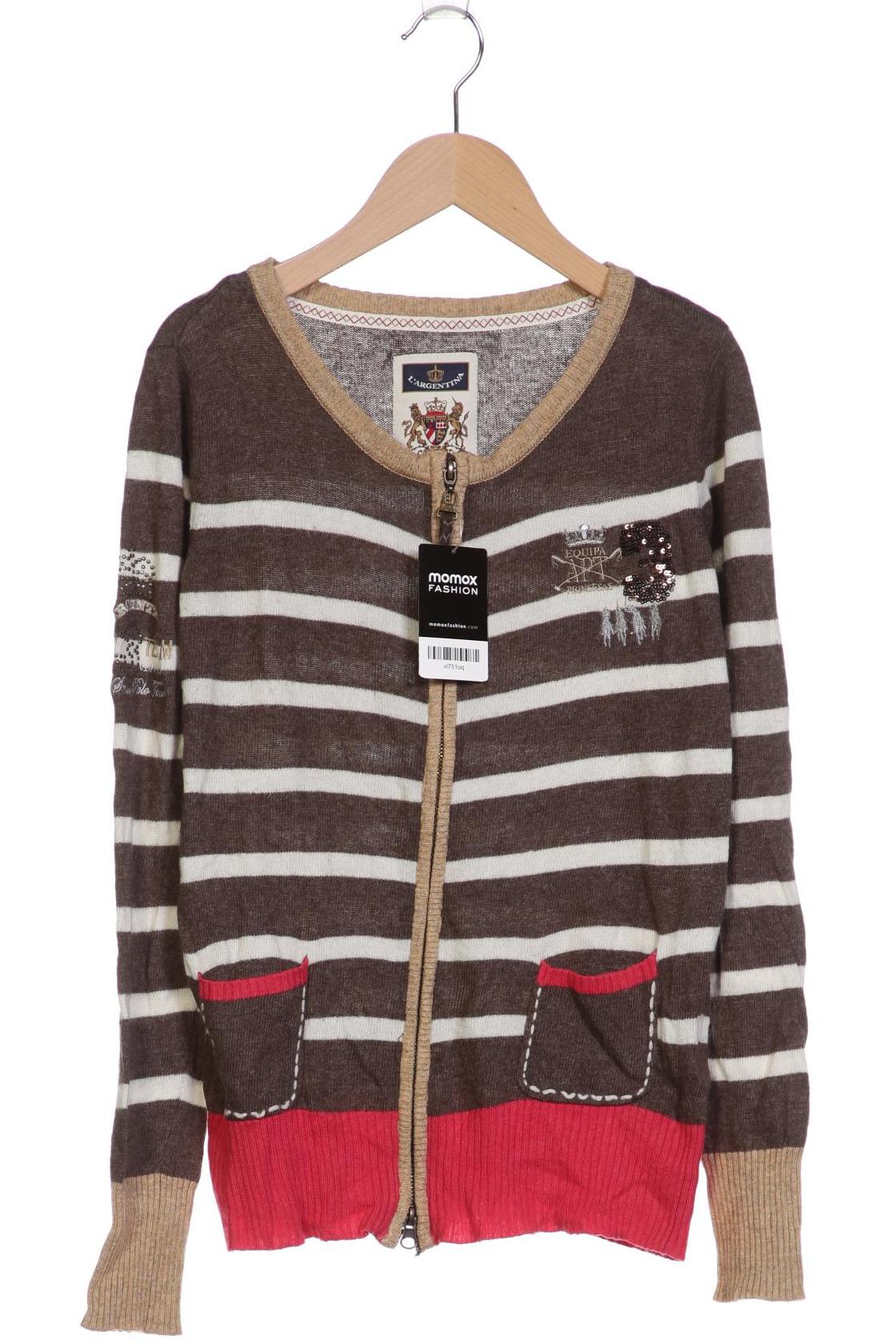 

L Argentina Damen Strickjacke, braun, Gr. 42
