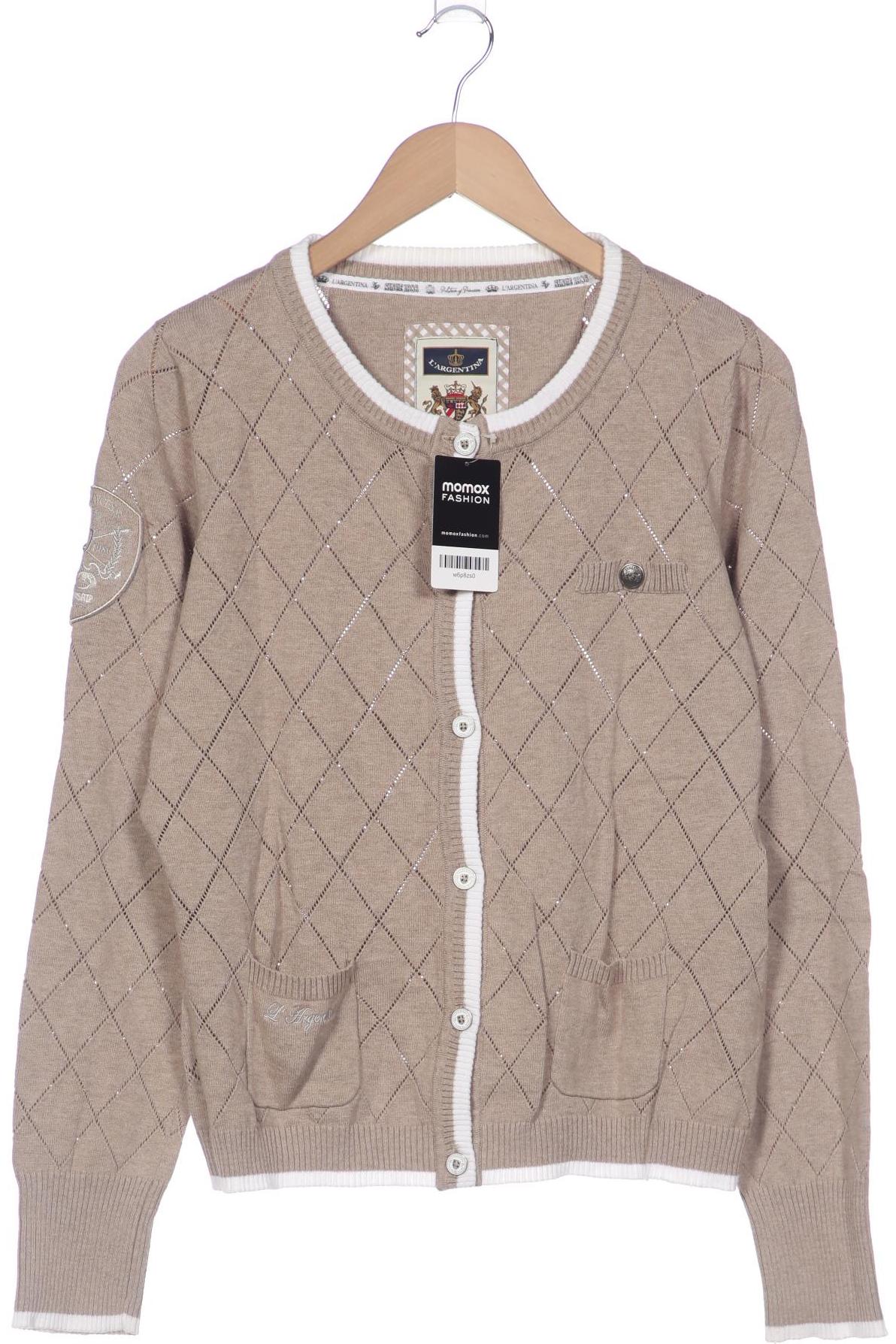 

L Argentina Damen Strickjacke, beige, Gr. 46