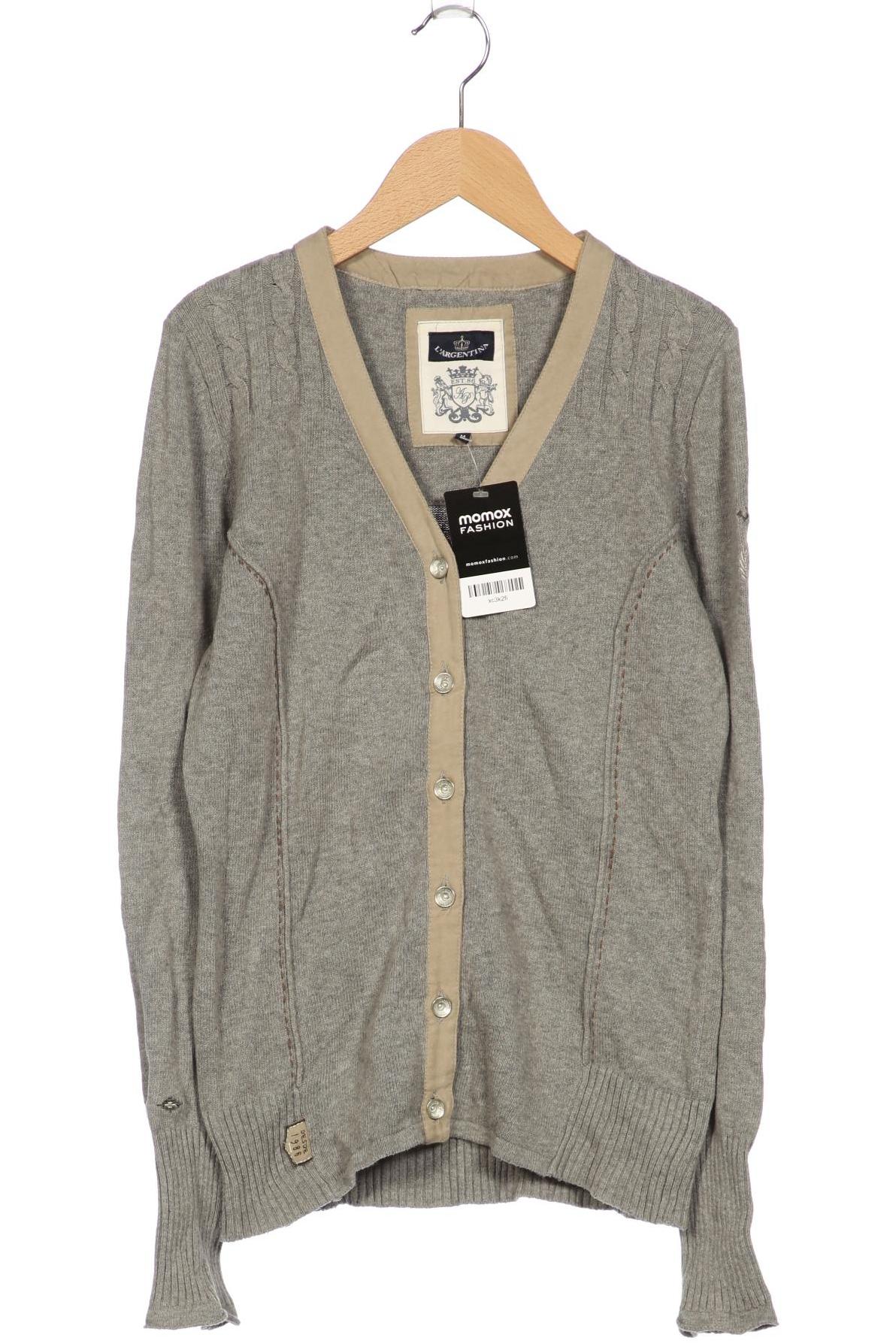 

L Argentina Damen Strickjacke, grau, Gr. 38