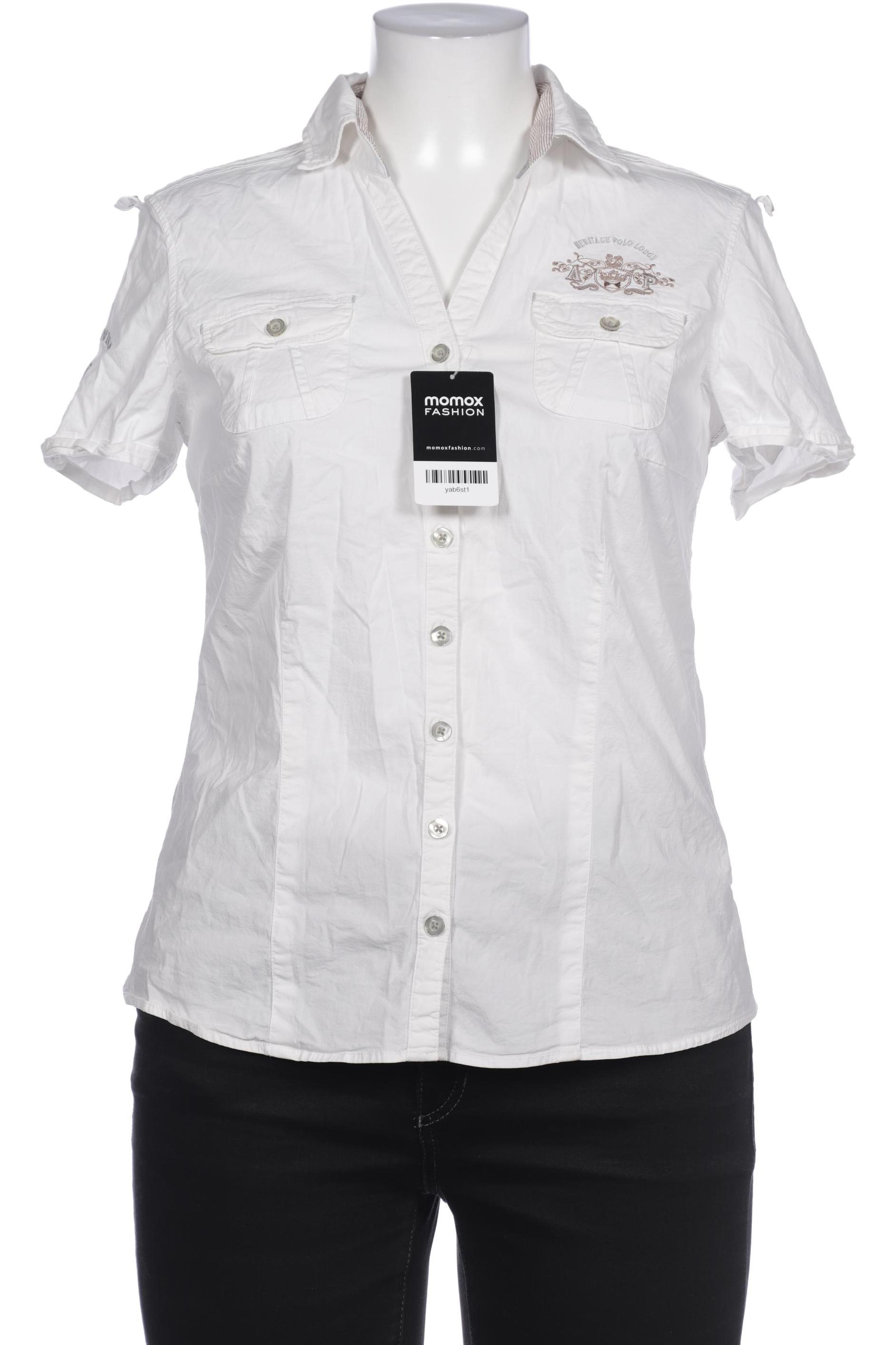 

L Argentina Damen Bluse, weiß, Gr. 42