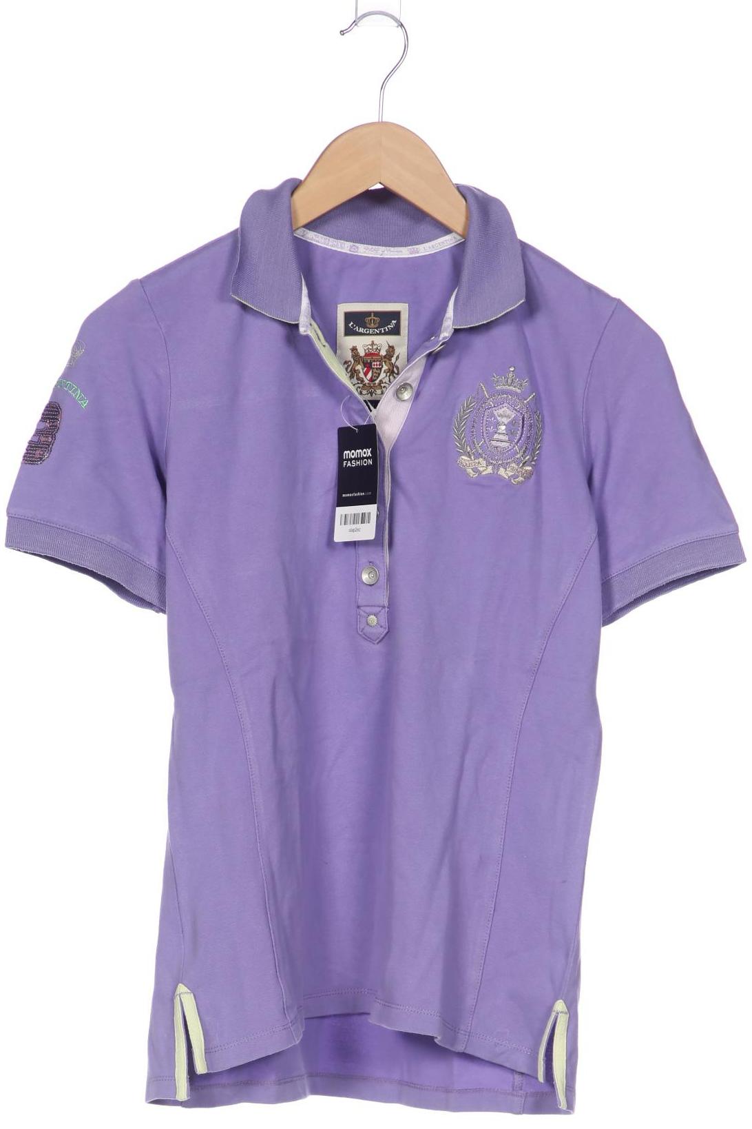 

L Argentina Damen Poloshirt, flieder, Gr. 38