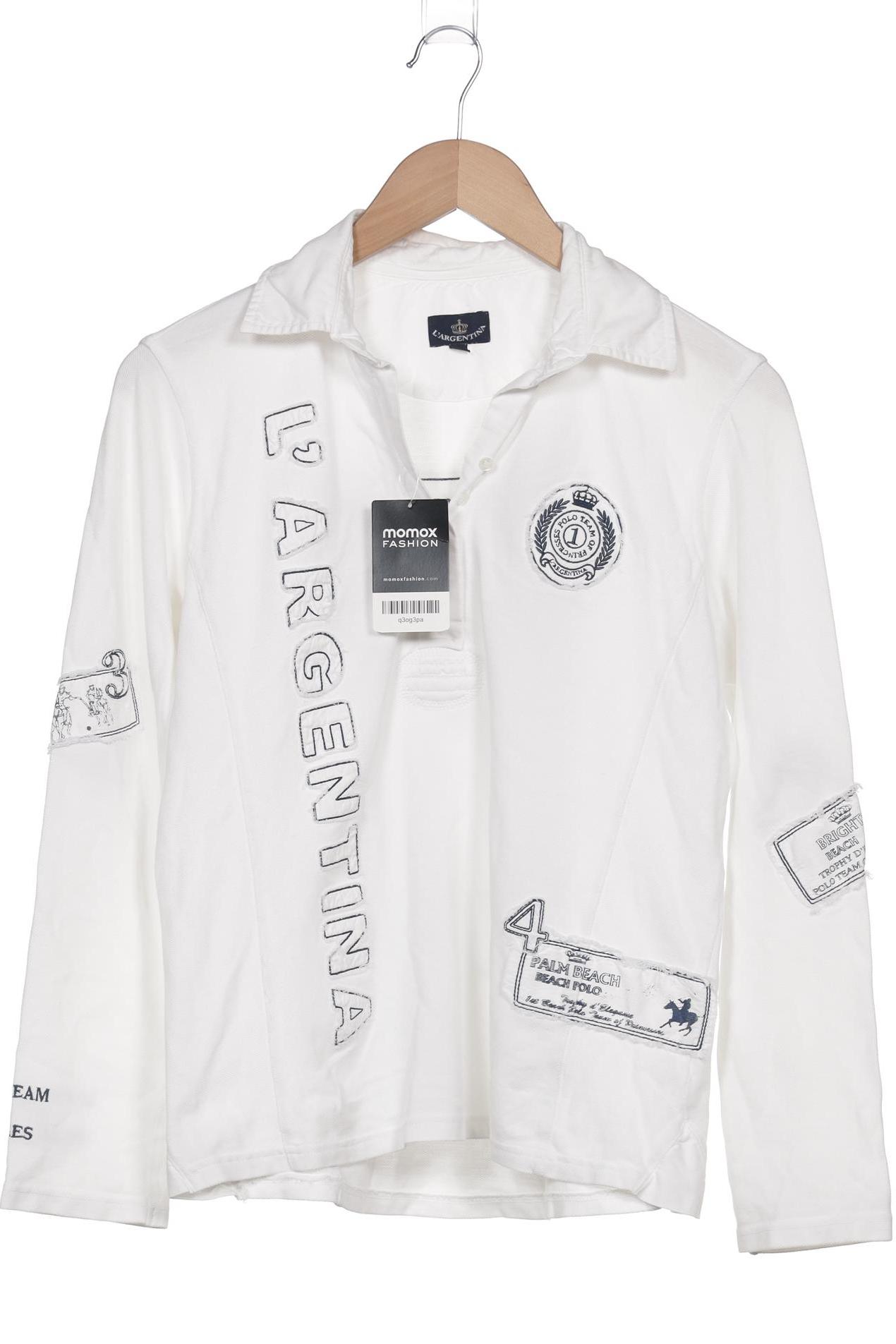 

L Argentina Herren Poloshirt, weiß, Gr. 48