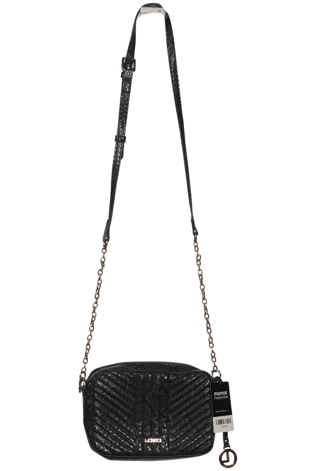 

L.credi Damen Handtasche, schwarz, Gr.