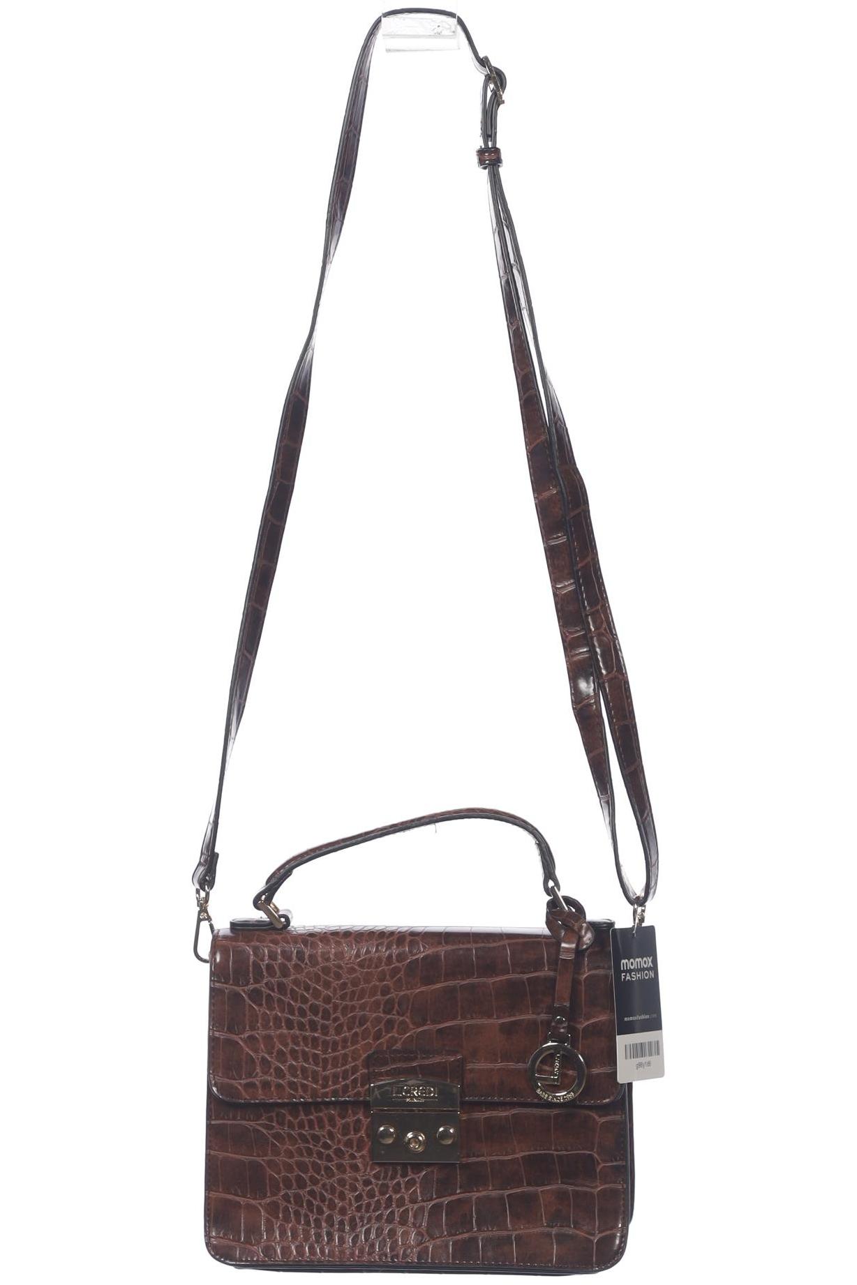 

L.credi Damen Handtasche, braun, Gr.